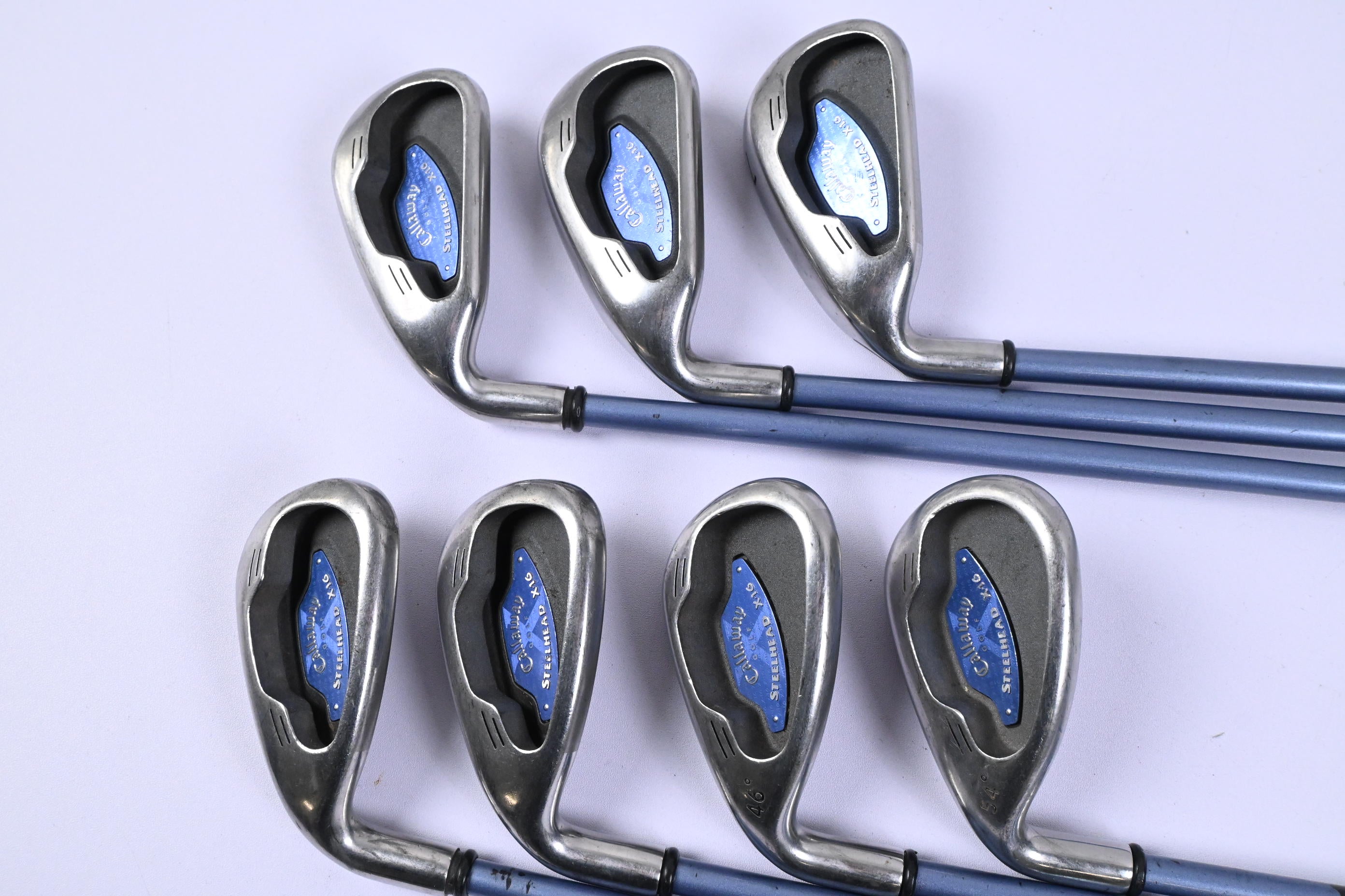 Ladies Left Hand Callaway X-16 Irons / 5-PW+SW / Ladies Flex System UL45 Shafts