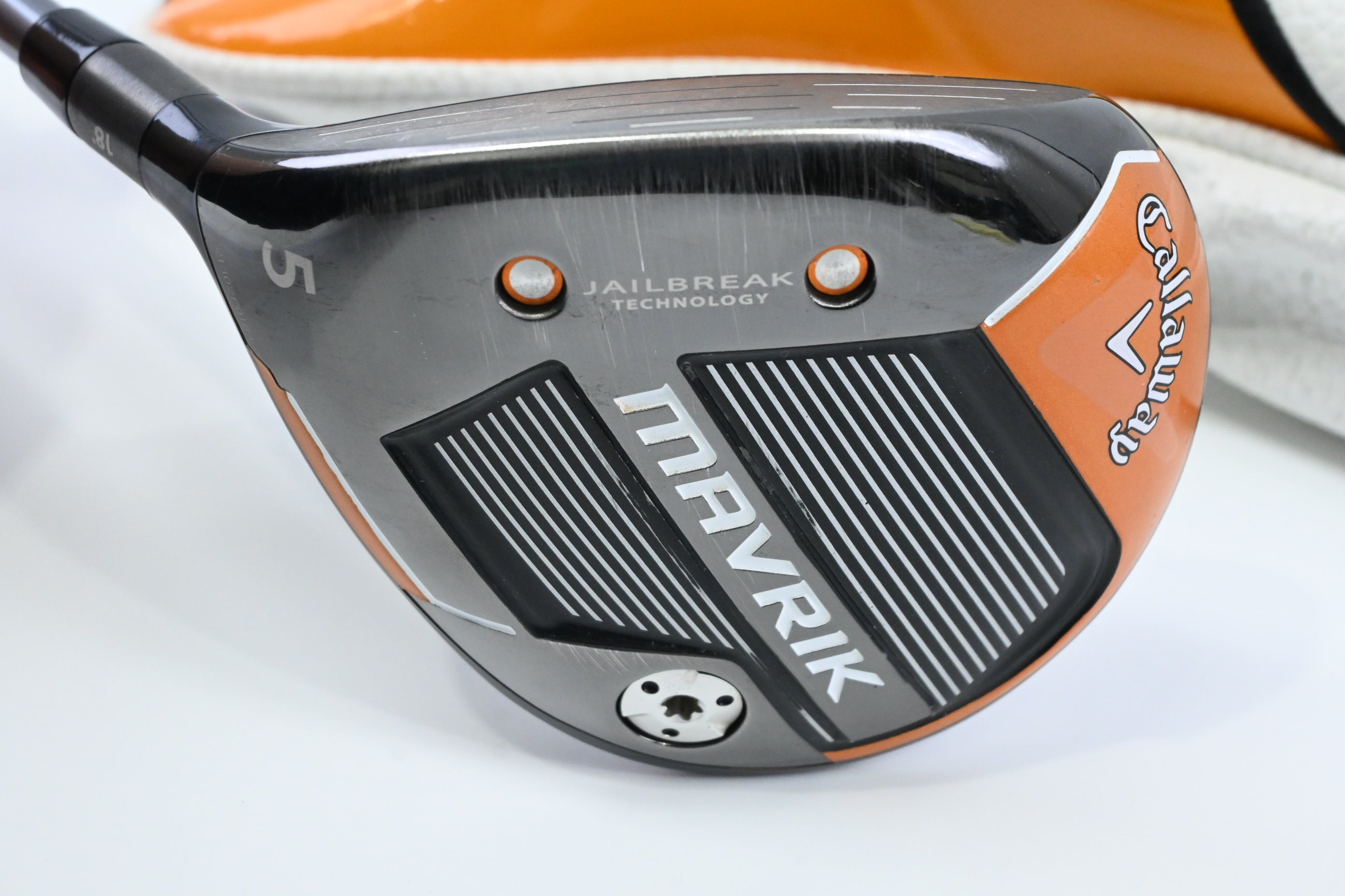 Left Hand Callaway Mavrik #5 Wood / 18 Degree / Stiff Flex HZRDUS T800 Shaft