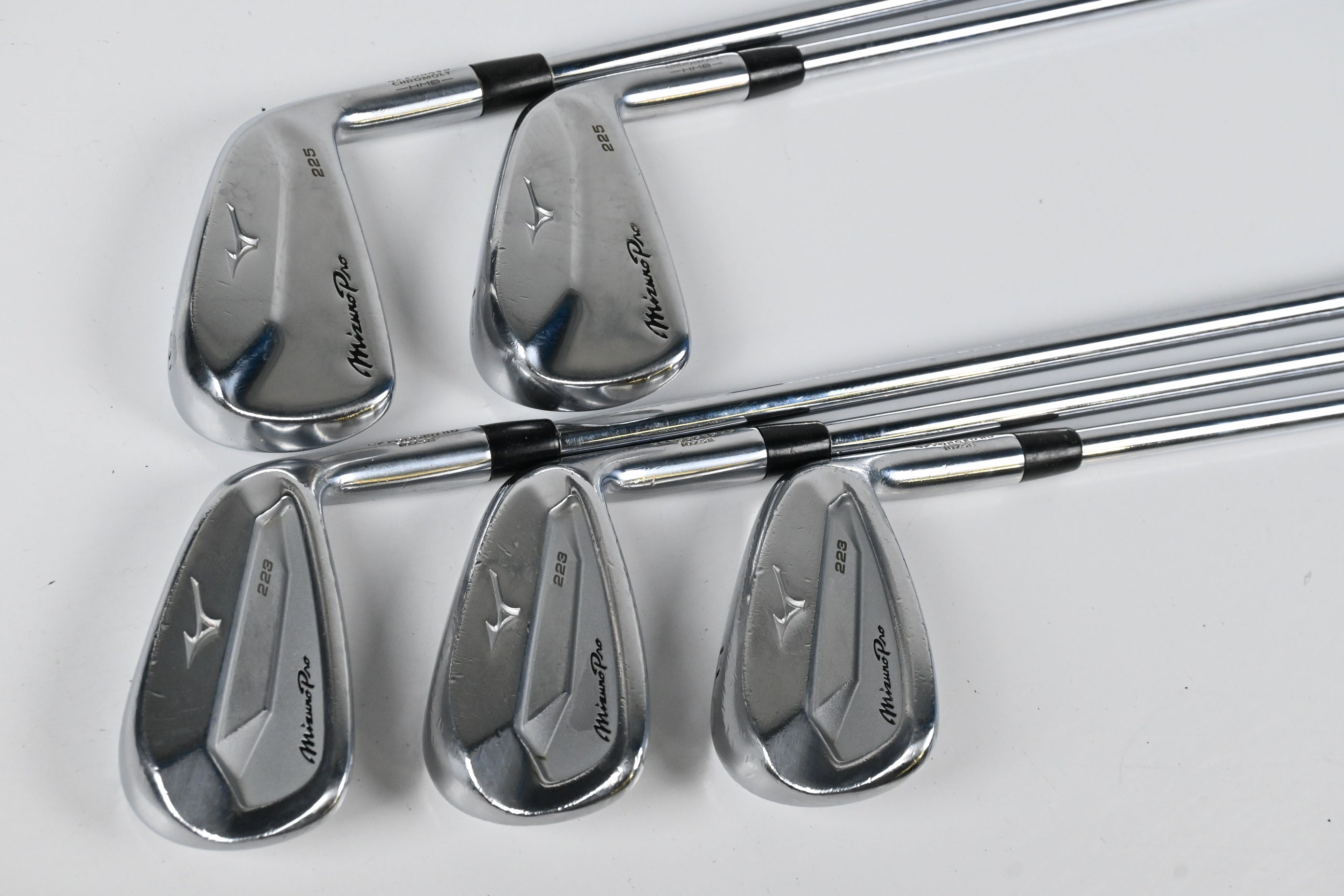 Mizuno Pro 223/225 Combo Irons / 6-PW / Stiff Flex Oban CT-125 Steel Shafts