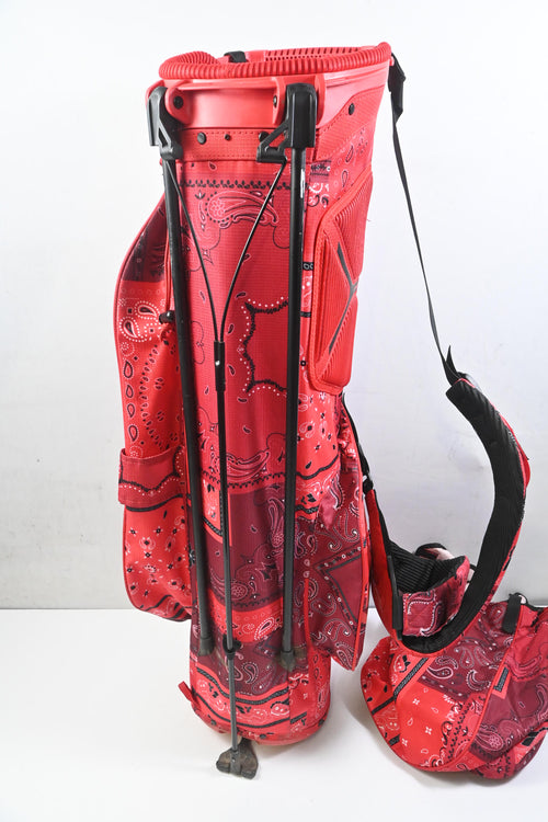 G/Fore Bandana Stand Bag / 4-Way Divider / Red
