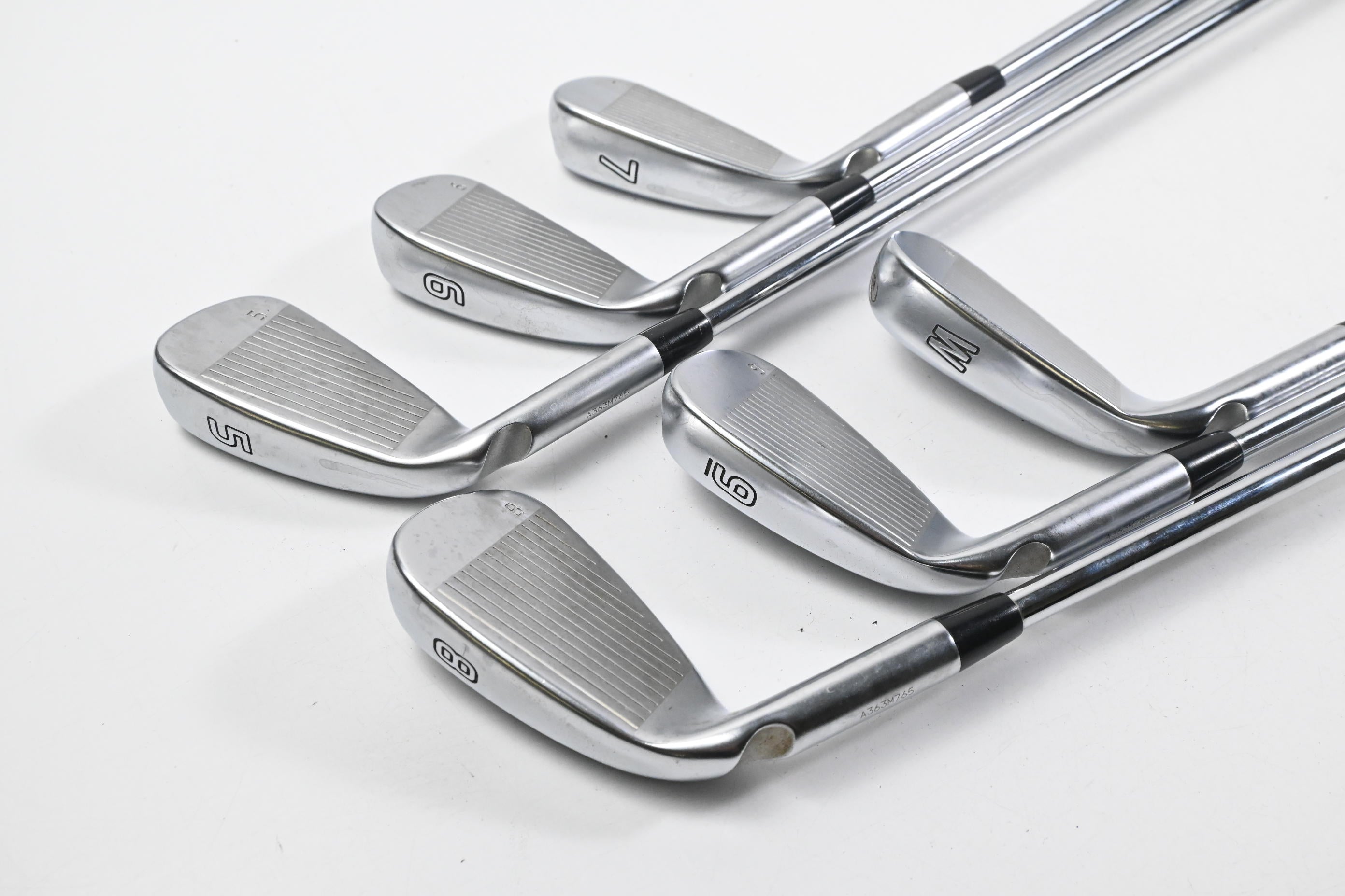 Ping G425 Irons / 5-PW / Orange Dot / Stiff Flex Ping AWT 2.0 Shafts