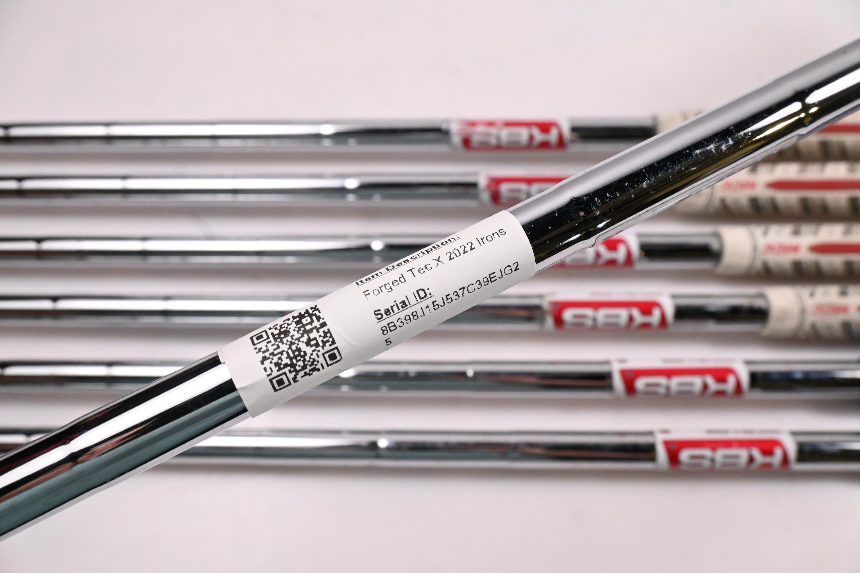 Cobra Forged Tec X 2022 Irons / 4-PW / Regular Flex KBS Tour Lite Shafts