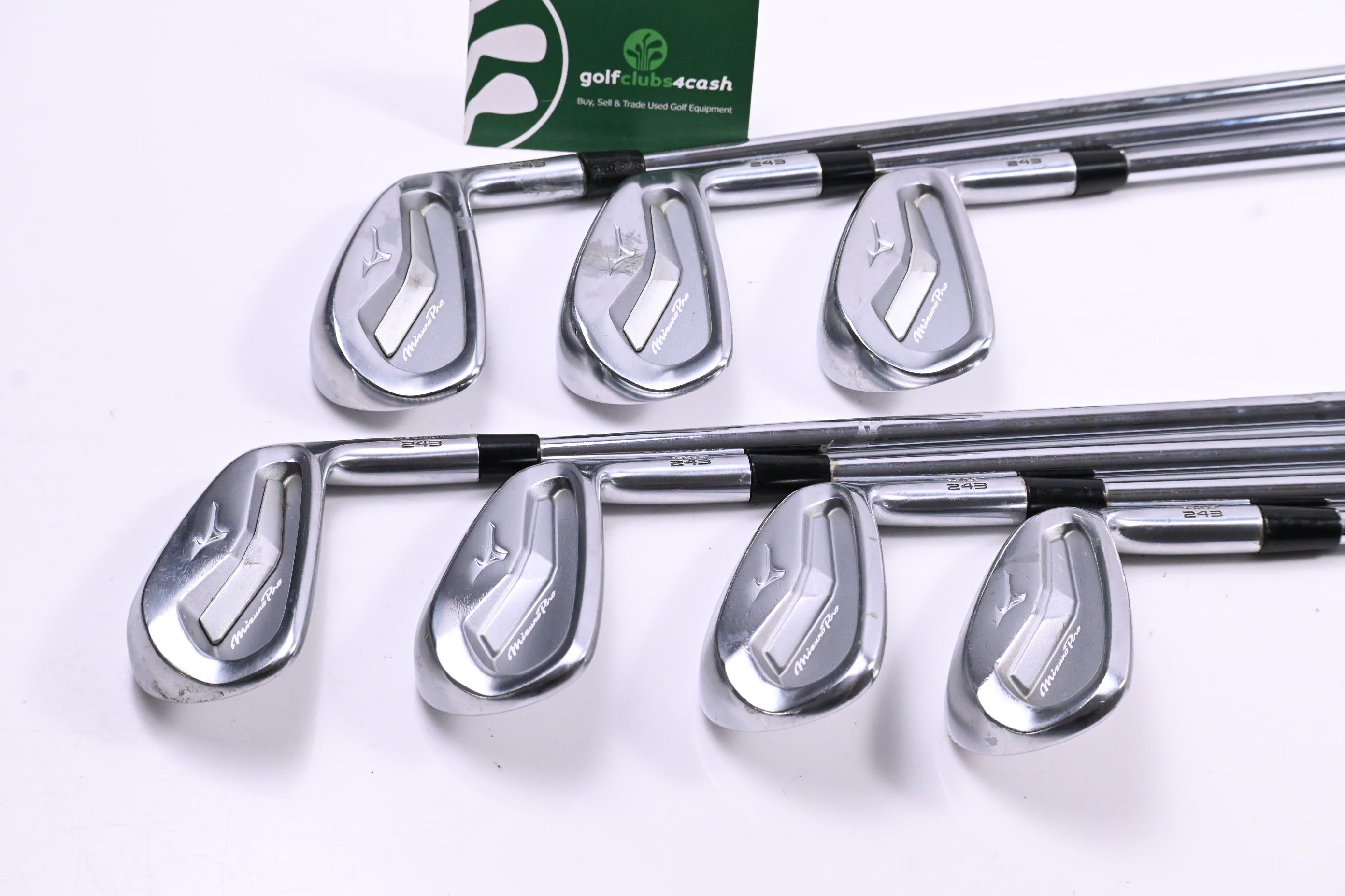 Mizuno Pro 243 Irons / 4-PW / Stiff Flex Dynamic Gold 105 S300 Shafts