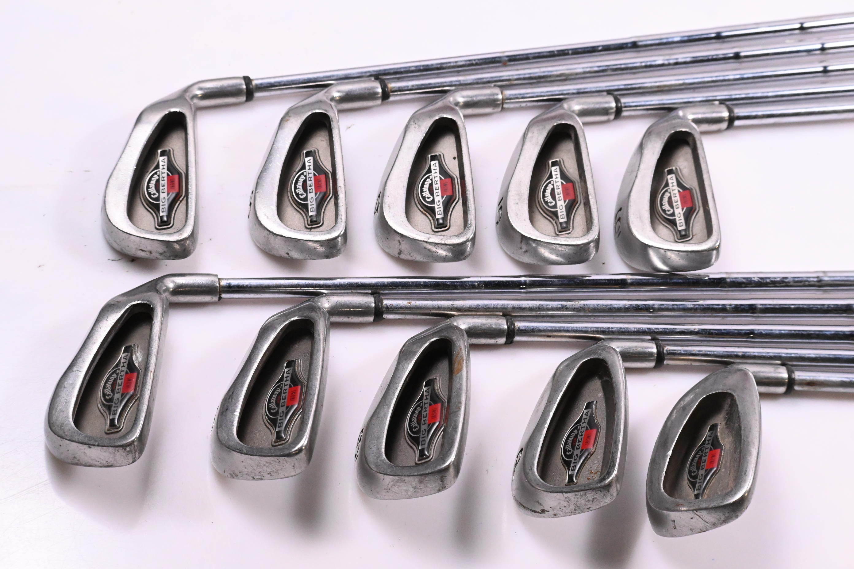 Callaway Big Bertha 1996 Irons / 2-PW-SW / Regular Flex Dynamic Gold R300 Shafts