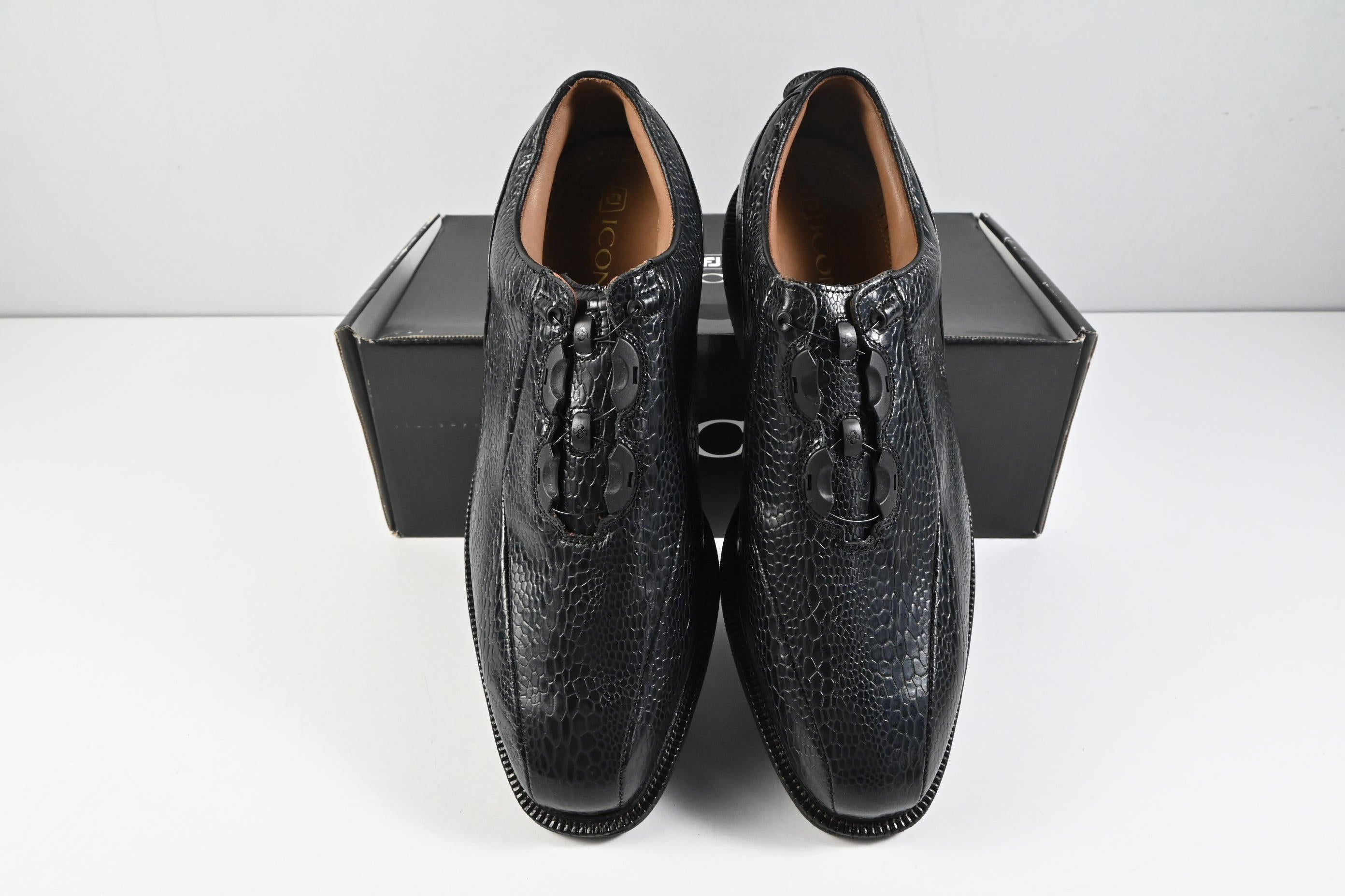 FootJoy Premiere Icon Bicycle Golf Shoes / Size UK 10 / Black