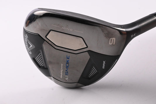 Callaway Paradym Ai Smoke Max #9 Wood / 24 Degree / Senior Flex Cypher 50 Shaft