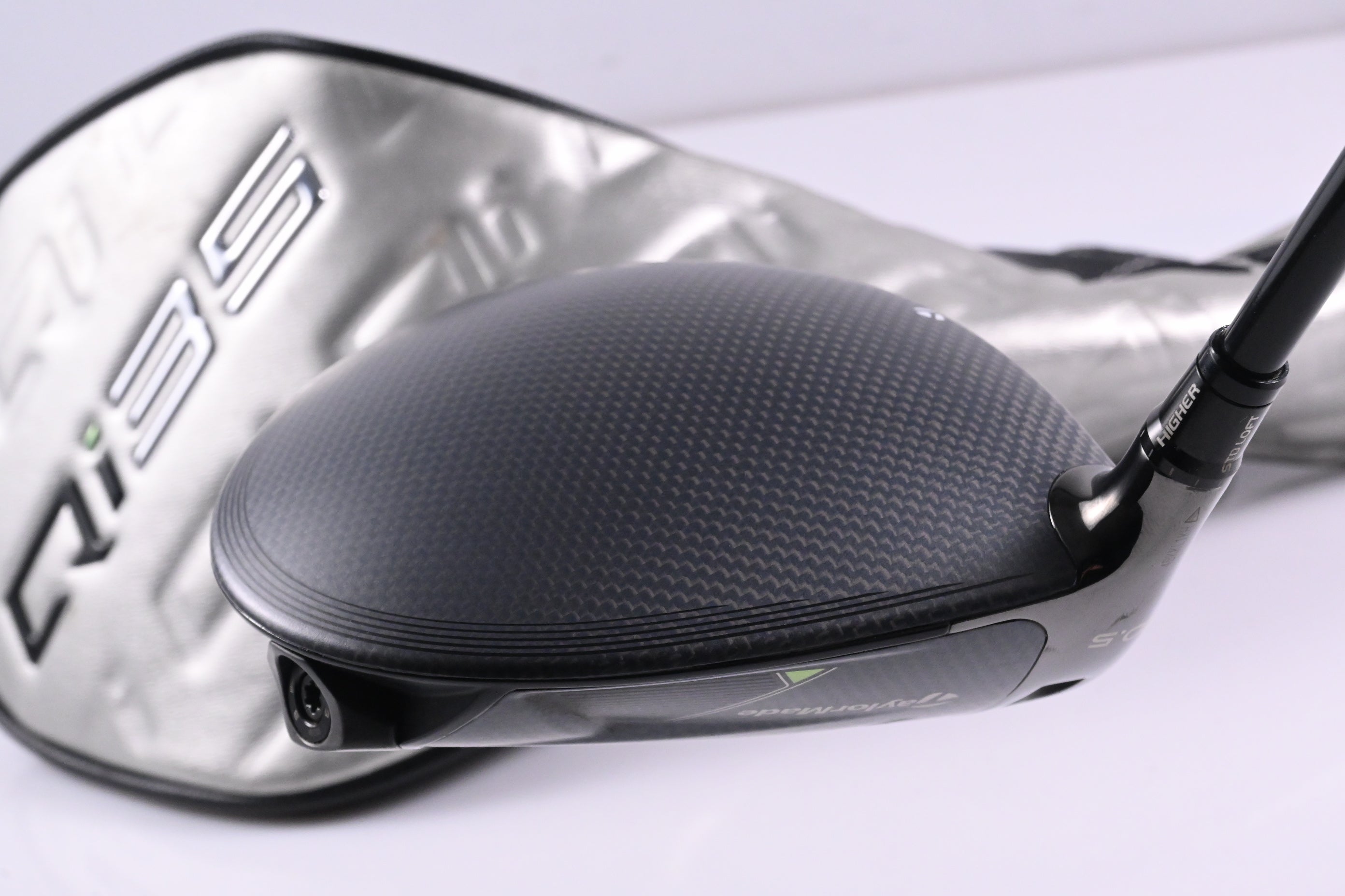 Left Hand Taylormade Qi35 Driver / 10.5 Degree / Stiff Flex HZRDUS Black 60