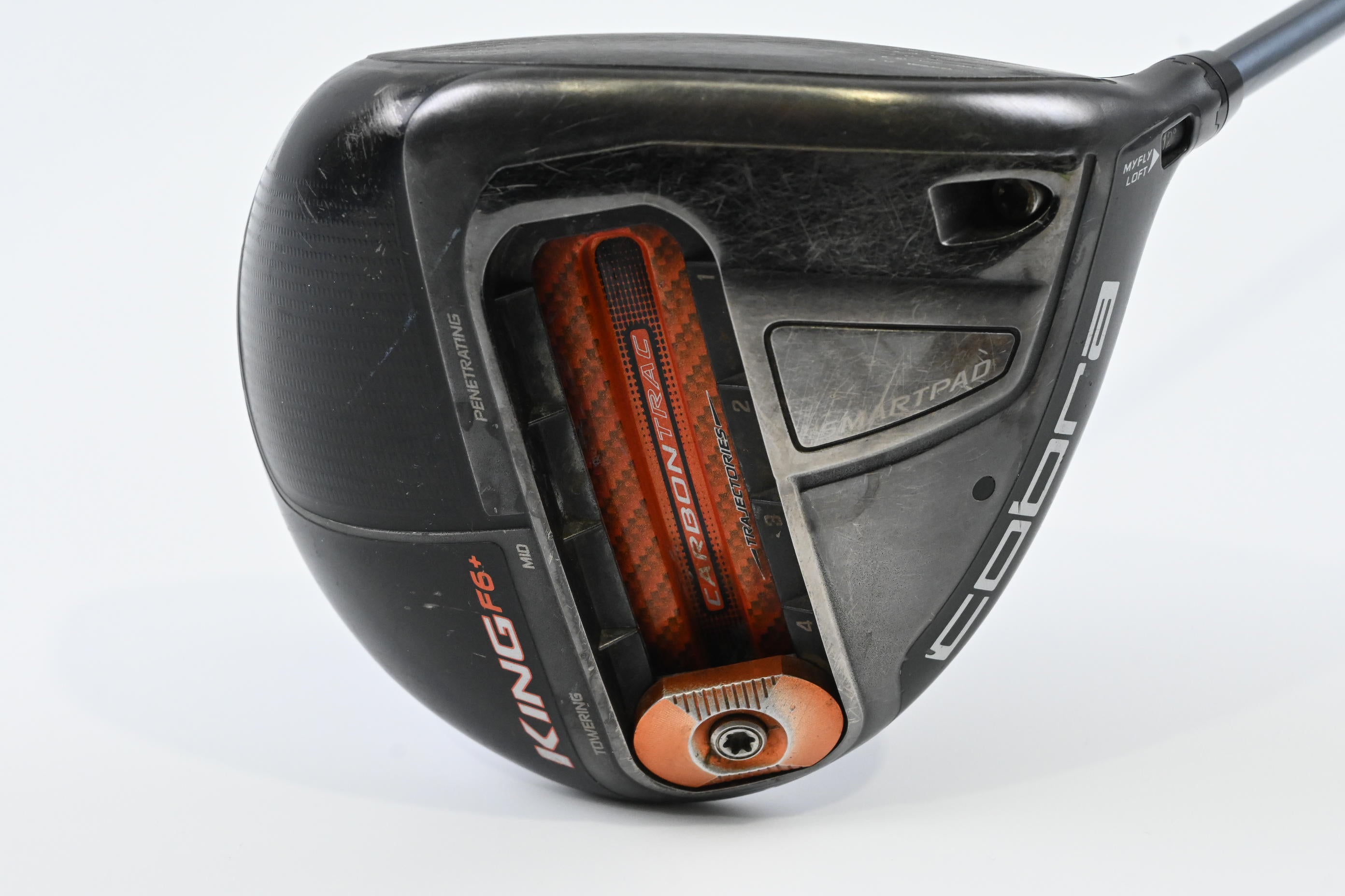 Cobra King F6+ Driver / 9-12 Degree / Regular Flex Matrix Ozik MFS Black Tie 65