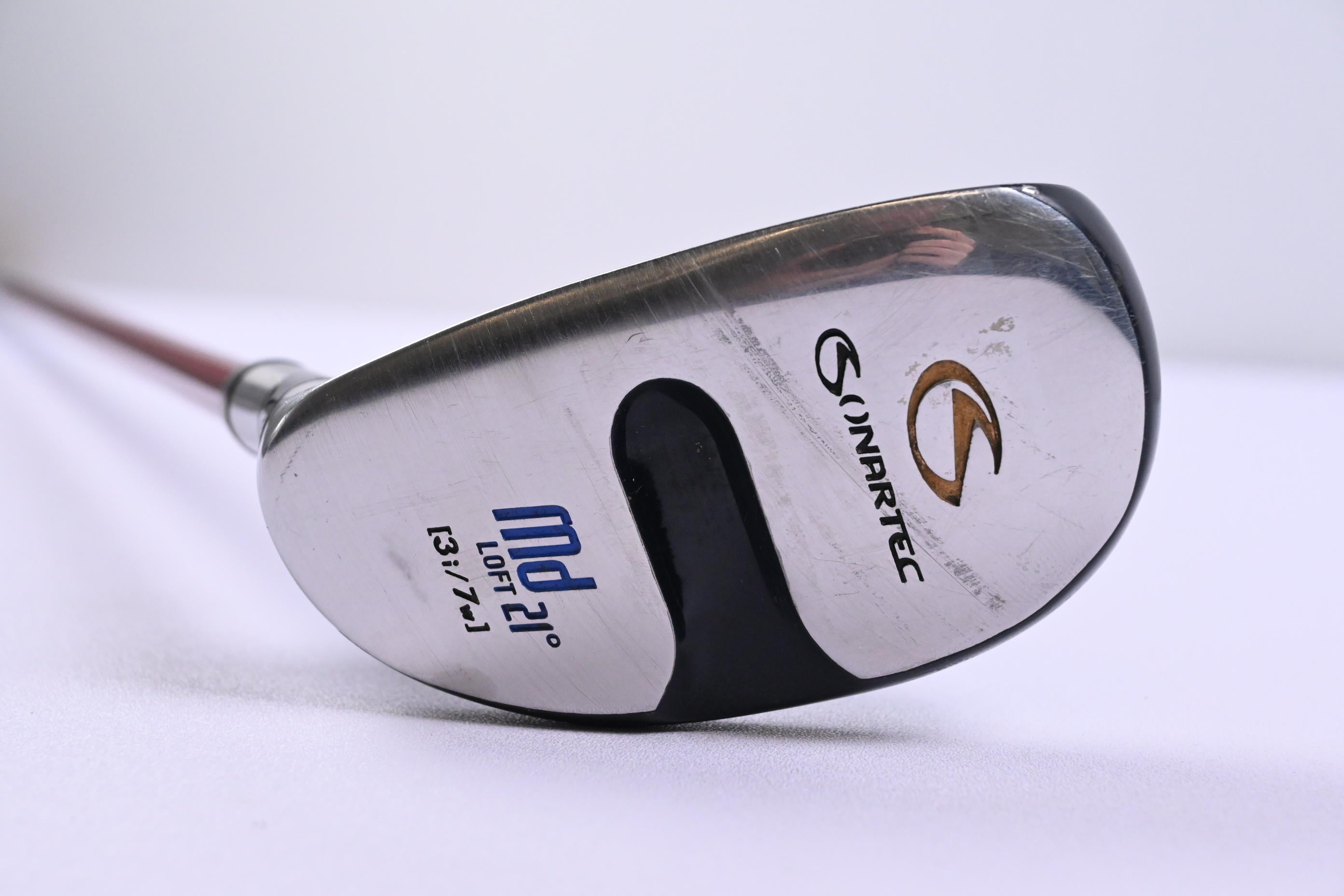 Left Hand Sonartec MD #4 Hybrid / 21 Degree / Stiff Flex UST iRod 370 Shaft