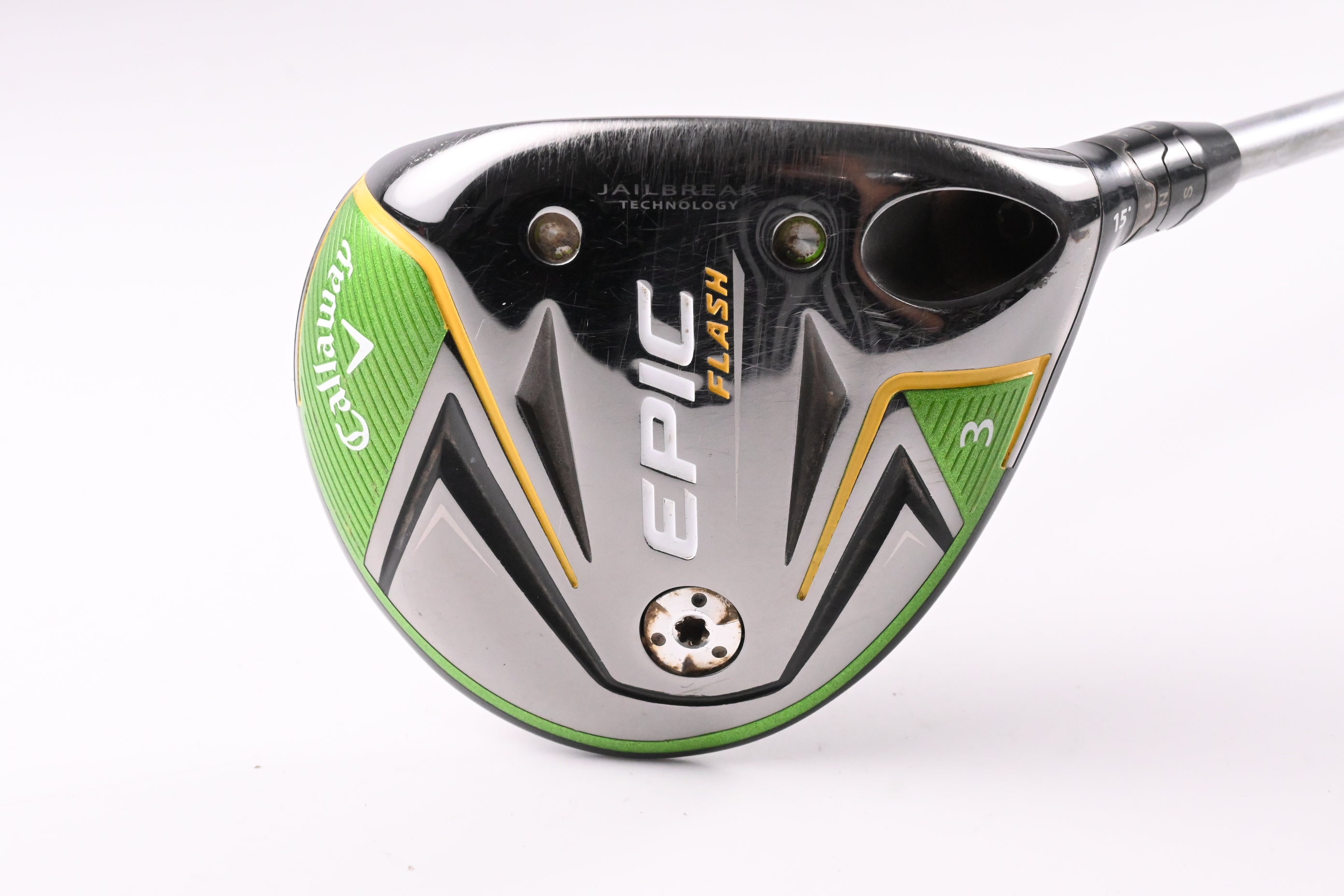 Callaway Epic Flash #3 Wood / 15 Degree / Regular Flex EvenFlow Green 65 Shaft