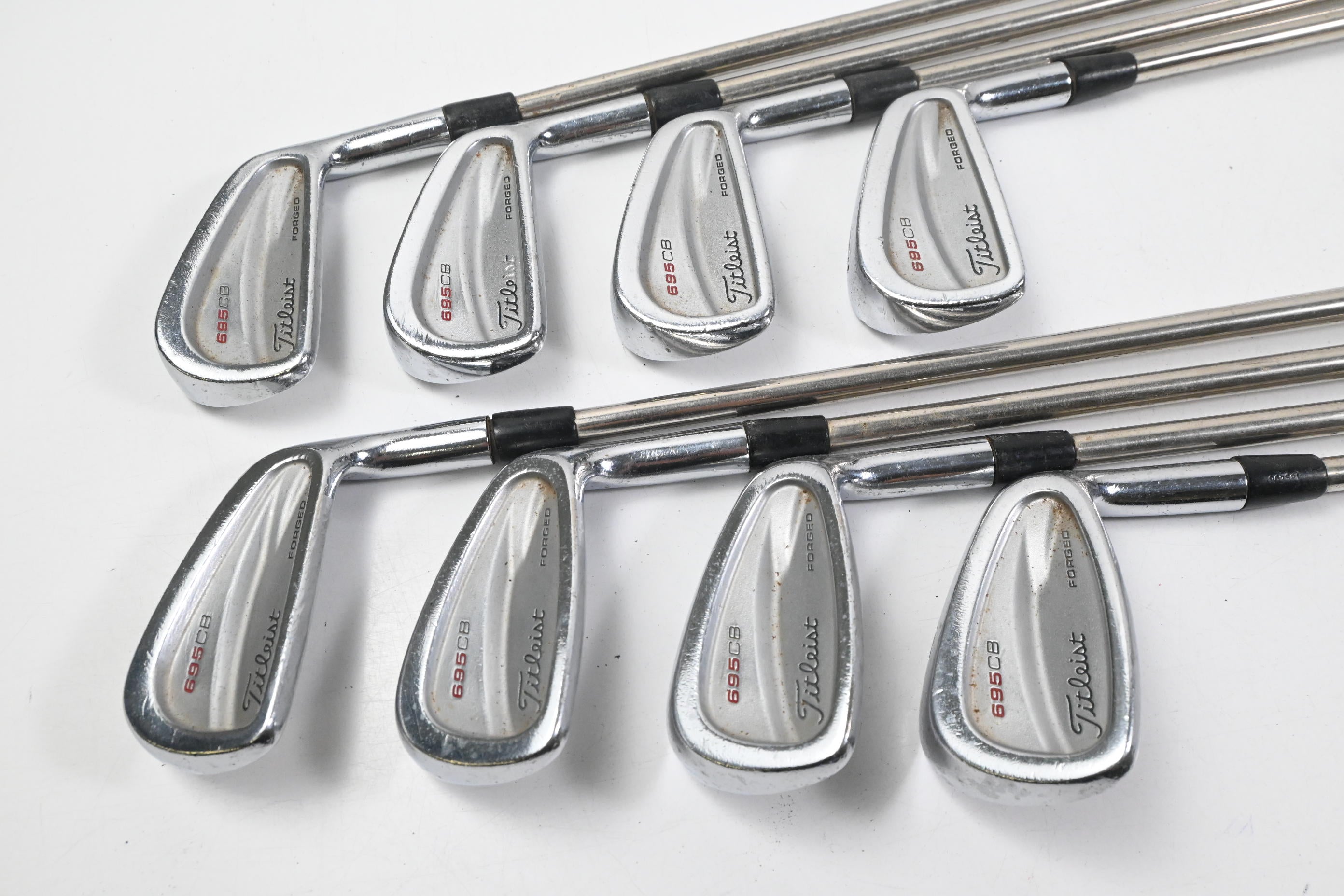 Titleist 695CB Irons / 3-PW / Regular Flex Black Gold Shafts
