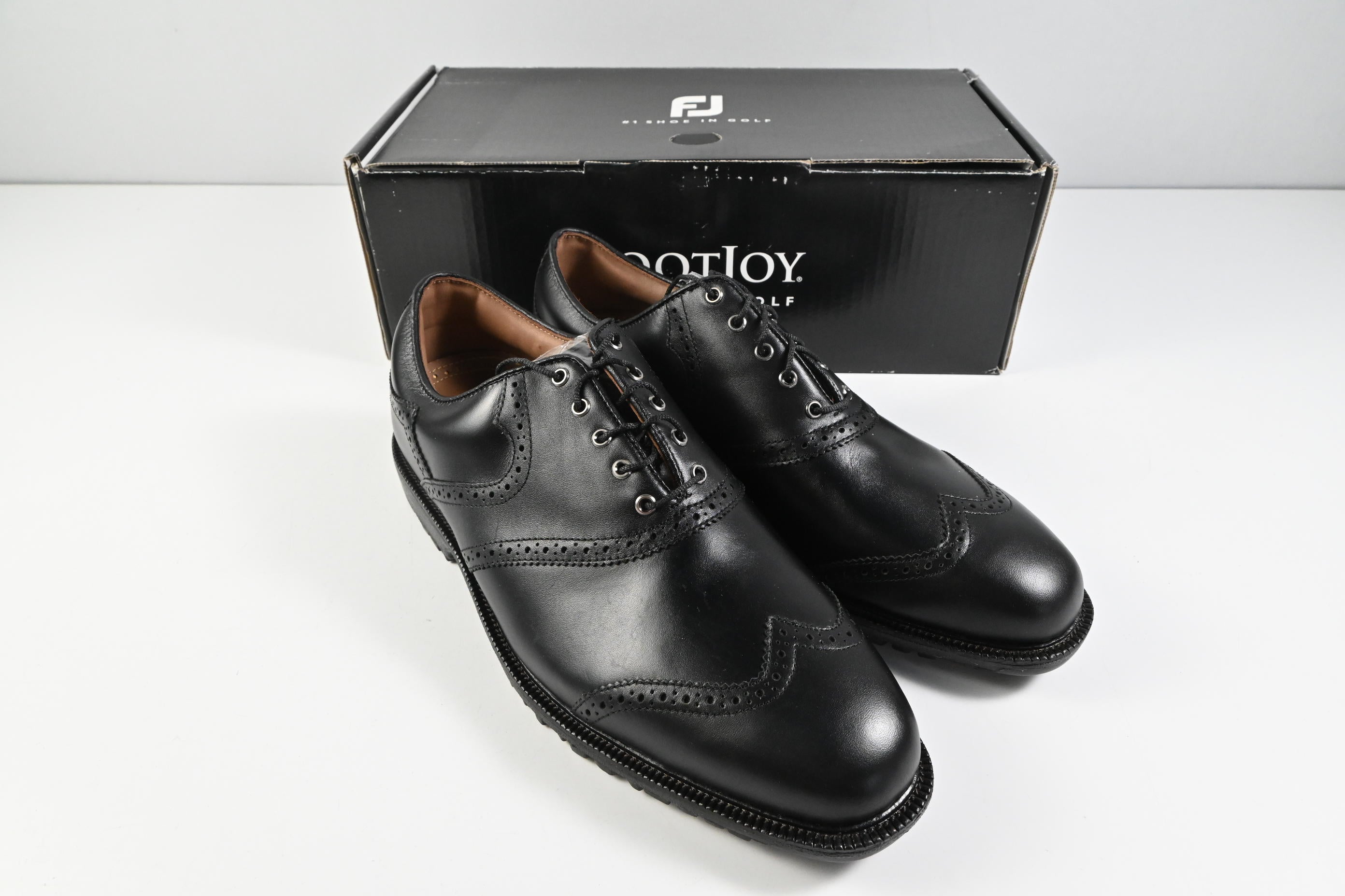 FootJoy Shield Tip Professional Golf Shoes / Size UK 10 / Black
