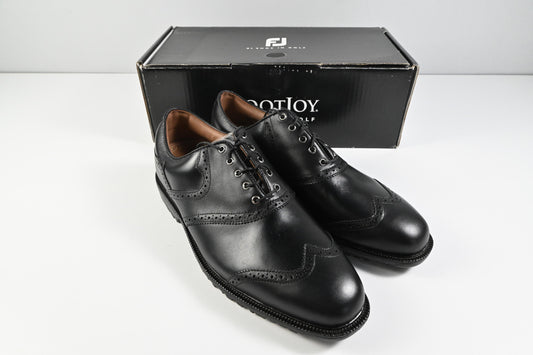 FootJoy Shield Tip Professional Golf Shoes / Size UK 10 / Black