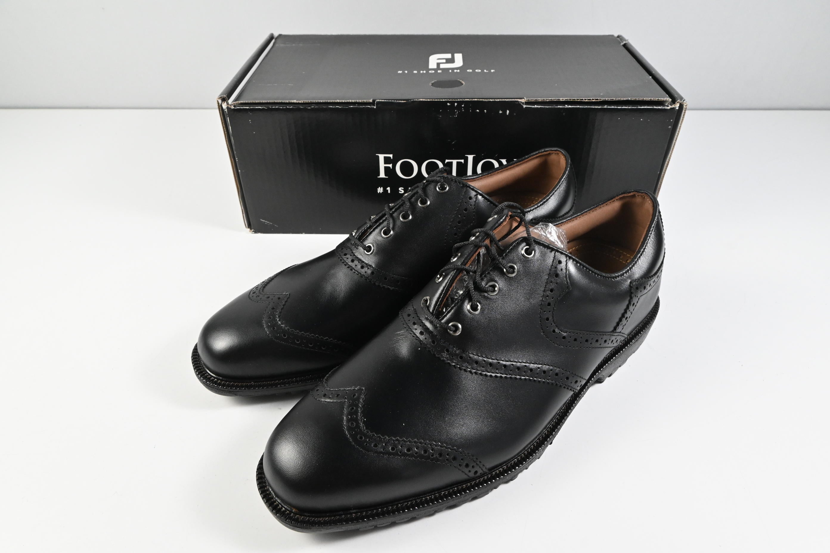 FootJoy Shield Tip Professional Golf Shoes / Size UK 10 / Black