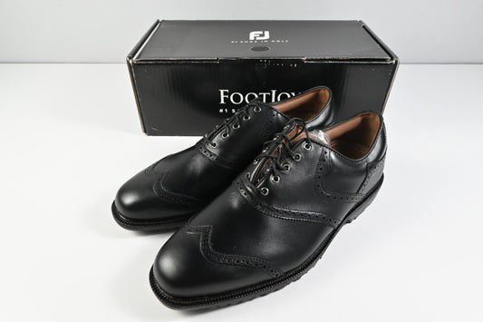 FootJoy Shield Tip Professional Golf Shoes / Size UK 10 / Black