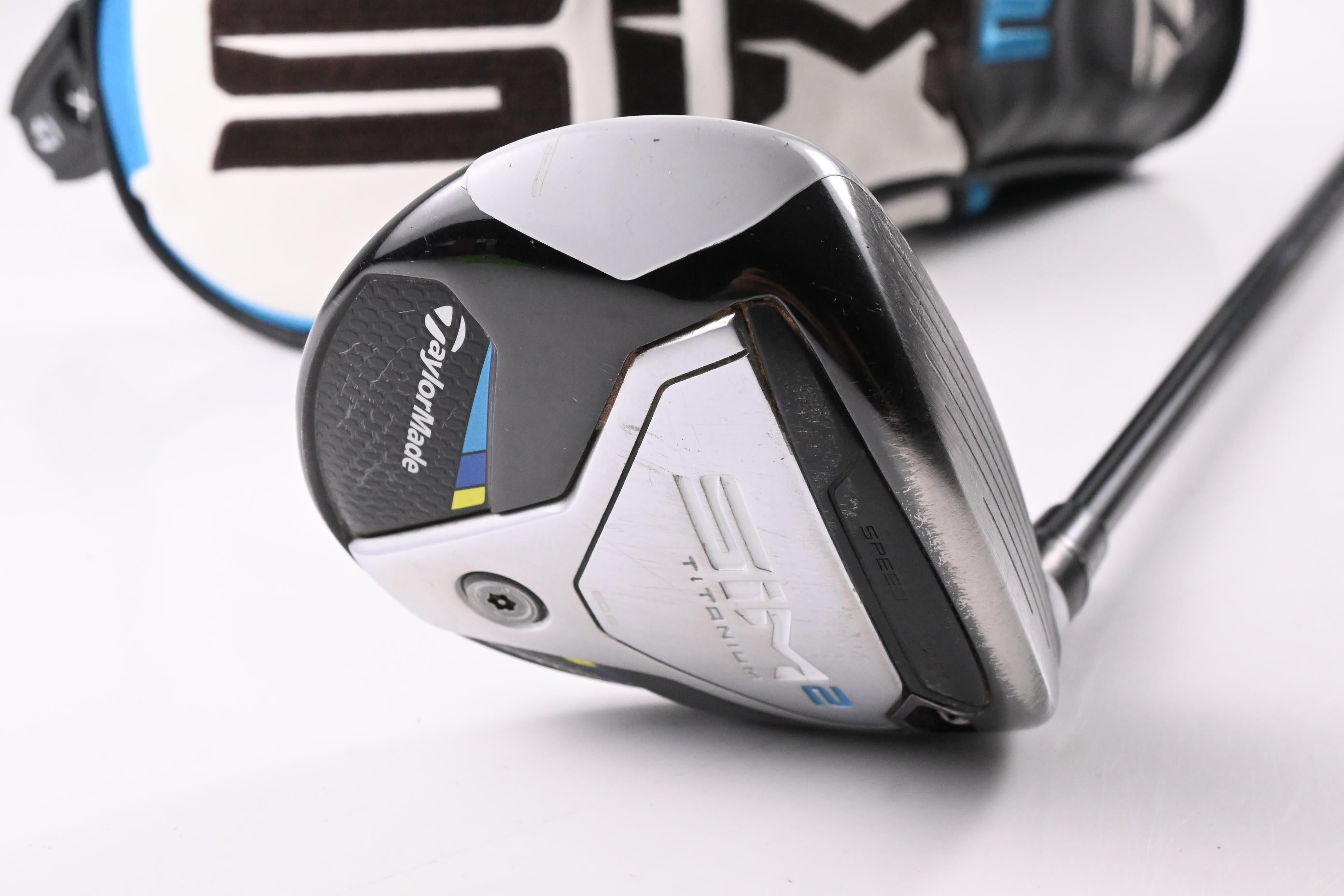 Taylormade SIM2 Ti #3 Wood / 15 Degree / Sriff Flex Tensei AV Raw Blue 65 Shaft