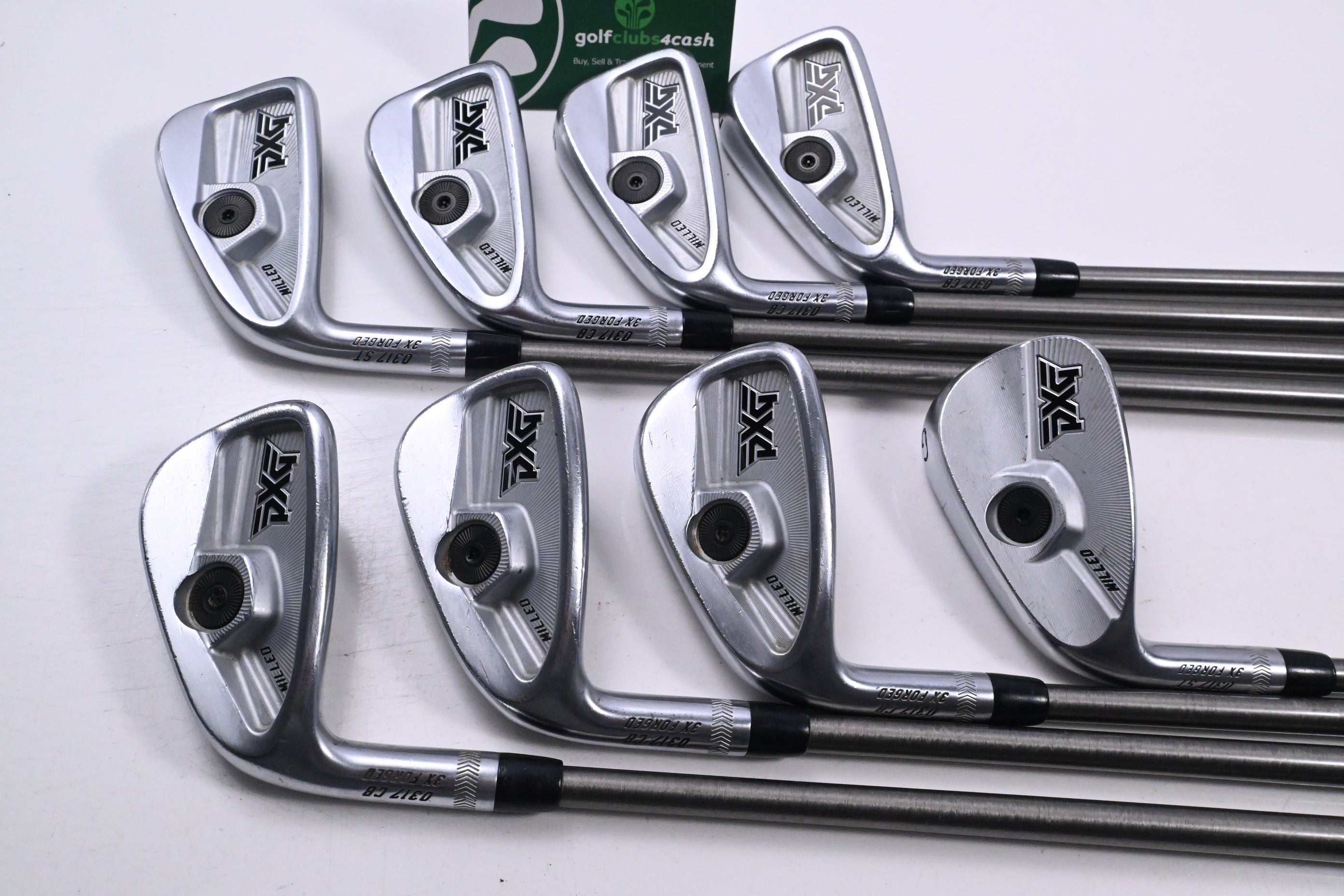 Left Hand PXG 0317 ST / 0317 CB Combo Irons / 4-PW+GW / Stiff Flex Steelfiber fc