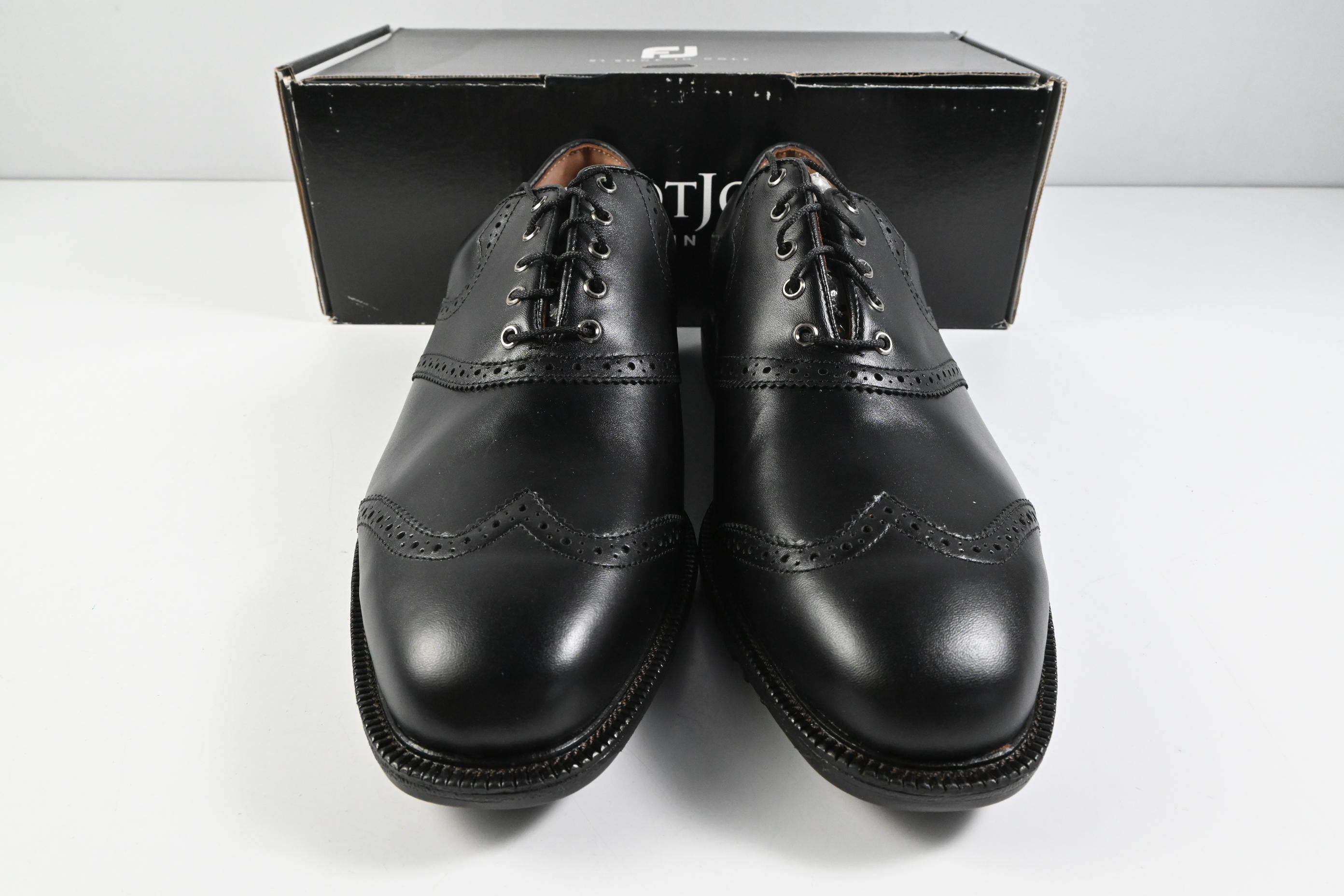 FootJoy Shield Tip Professional Golf Shoes / Size UK 10 / Black