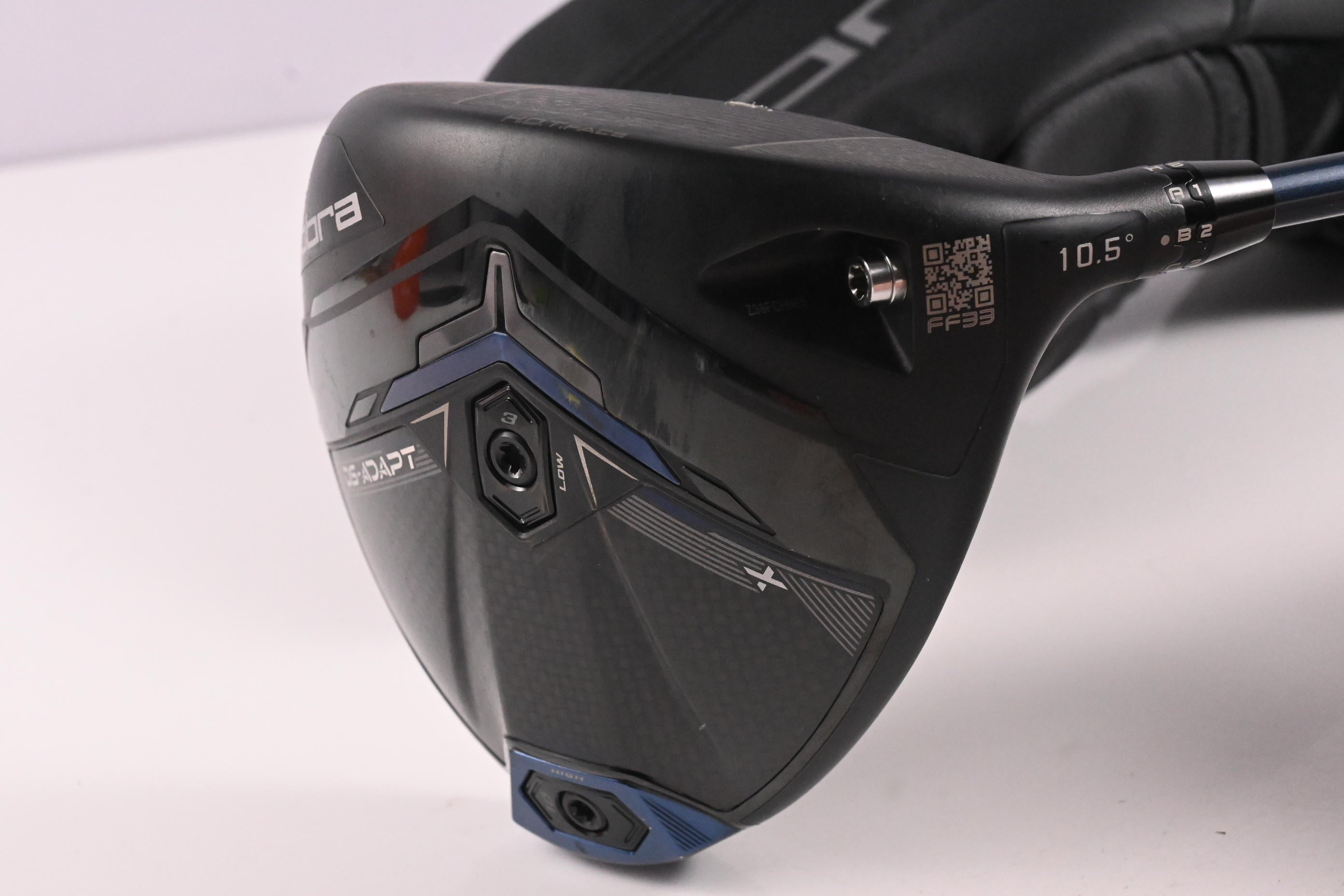 Cobra DS-Adapt X Driver / 10.5 Degree / Regular Flex Denali Charcoal 60 Shaft