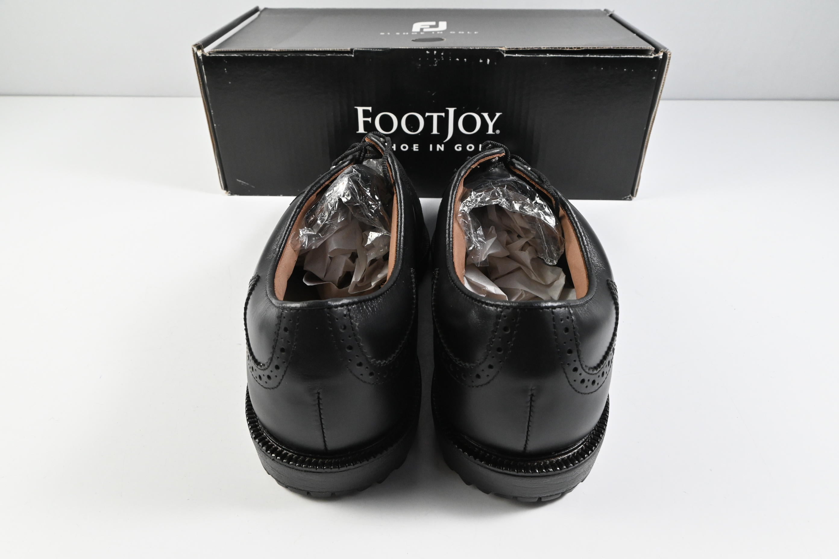 FootJoy Shield Tip Professional Golf Shoes / Size UK 10 / Black