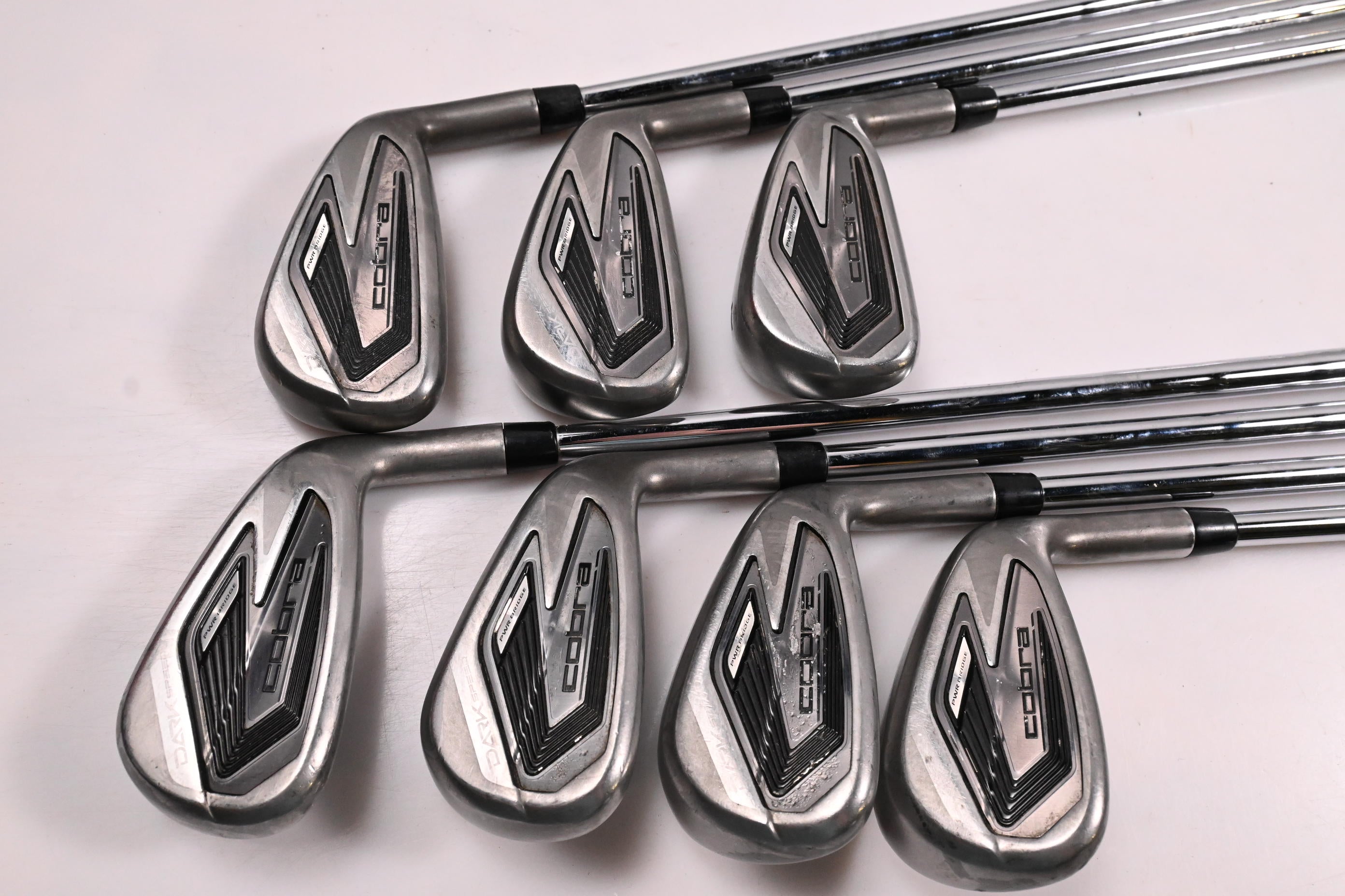 Cobra Darkspeed Irons / 5-PW+GW / Stiff Flex KBS $-Taper 120 Shafts