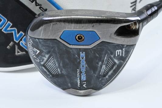 Callaway Paradym Ai Smoke Max #3 Wood / 15 Degree / Stiff Flex Tensei AV Blue 75