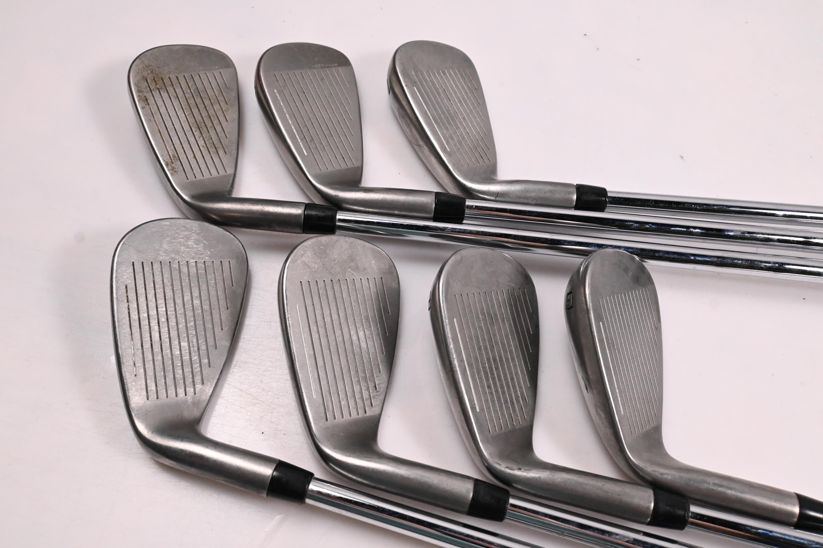 Cobra Darkspeed Irons / 5-PW+GW / Stiff Flex KBS $-Taper 120 Shafts