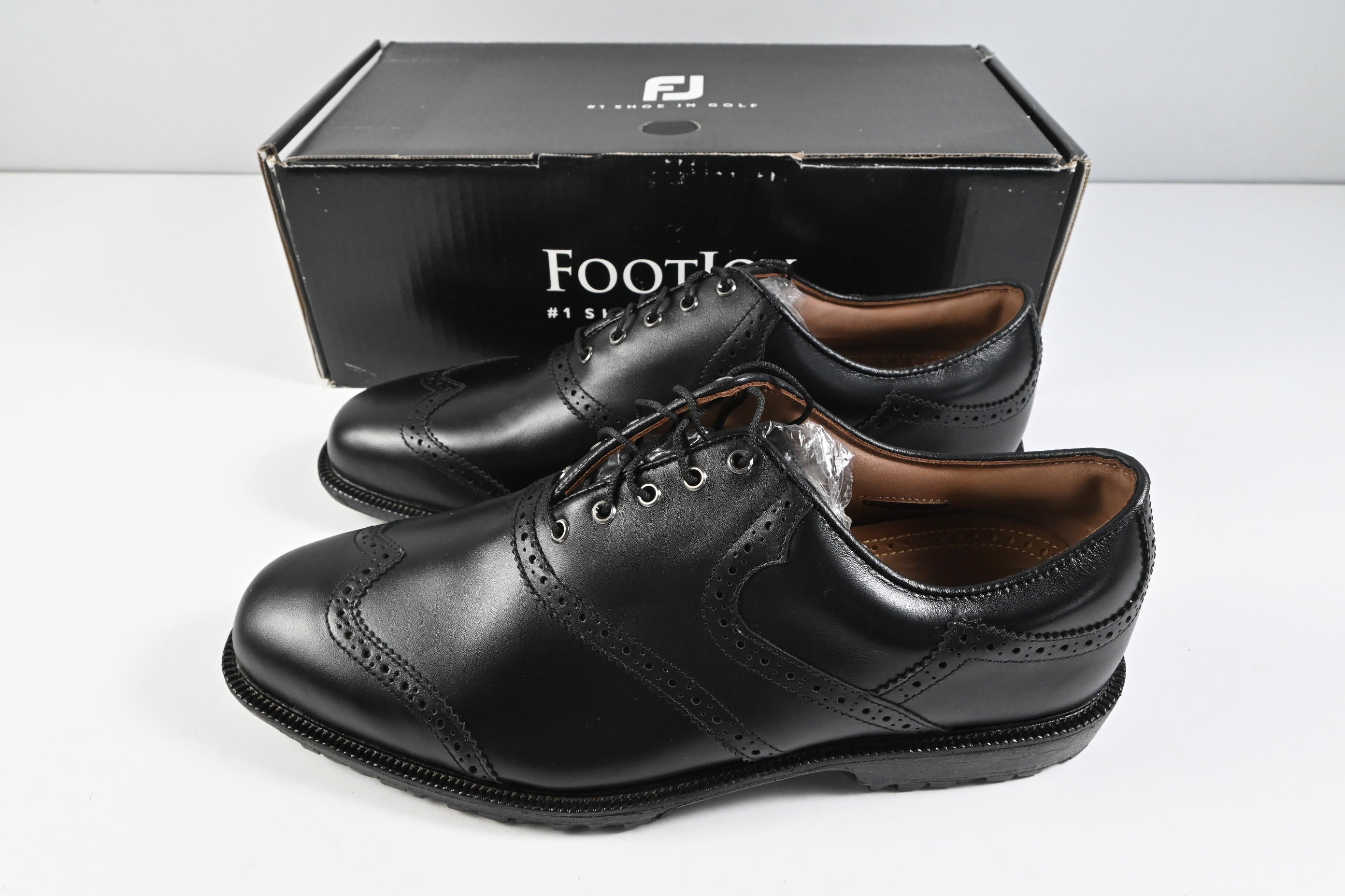 FootJoy Shield Tip Professional Golf Shoes / Size UK 10 / Black