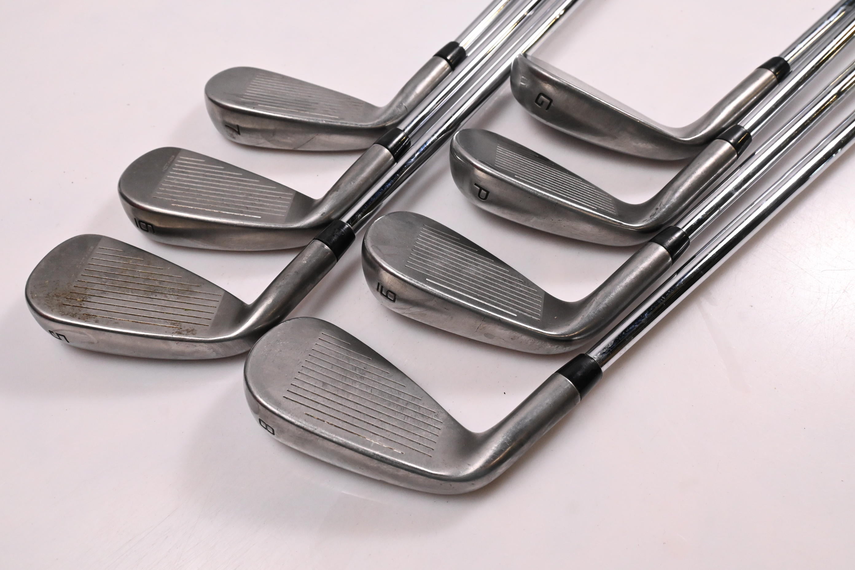 Cobra Darkspeed Irons / 5-PW+GW / Stiff Flex KBS $-Taper 120 Shafts