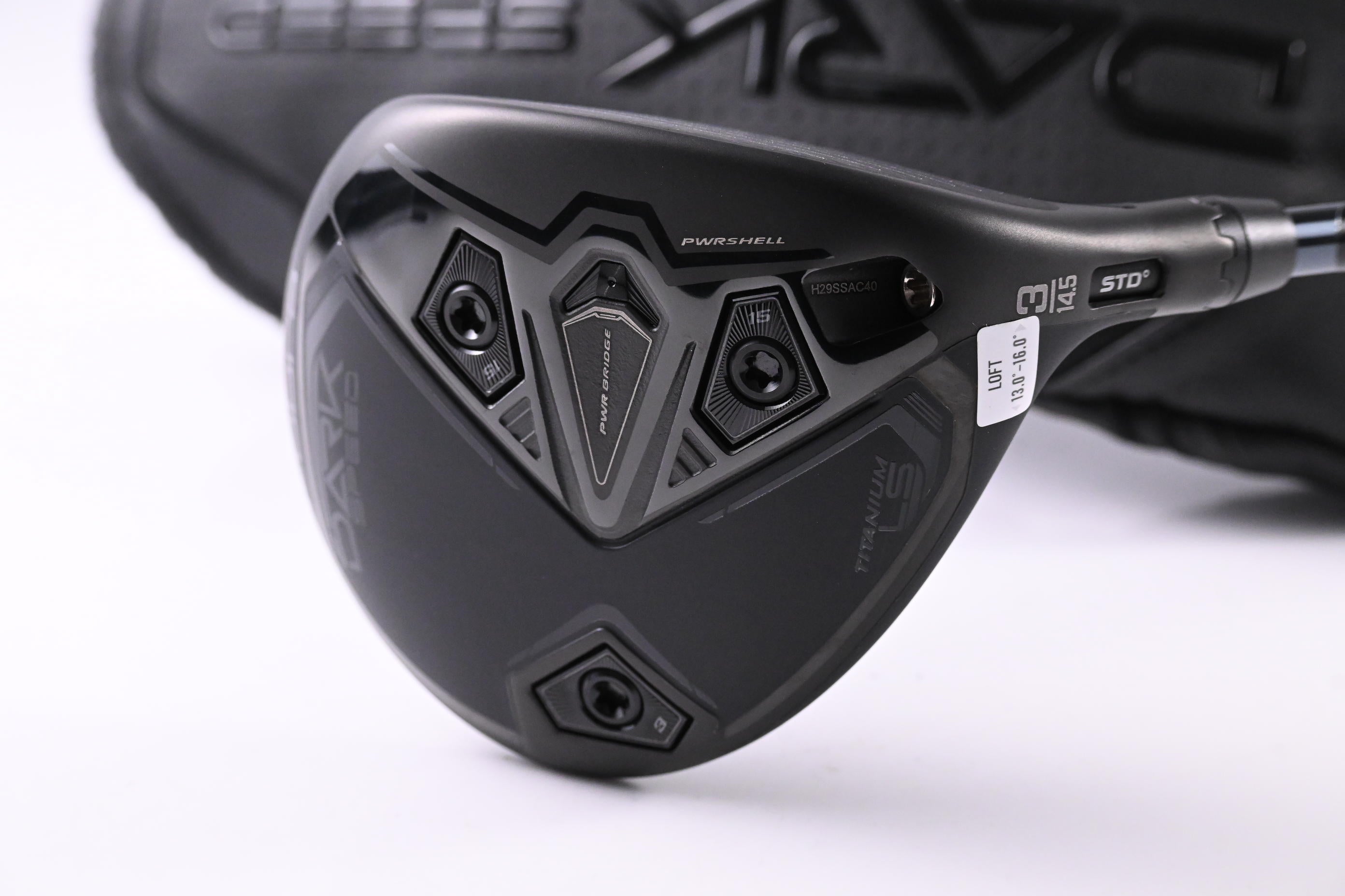Cobra Darkspeed LS #3 Wood / 14.5 Degree / Stiff Flex Lin-Q M40X White 7 Shaft