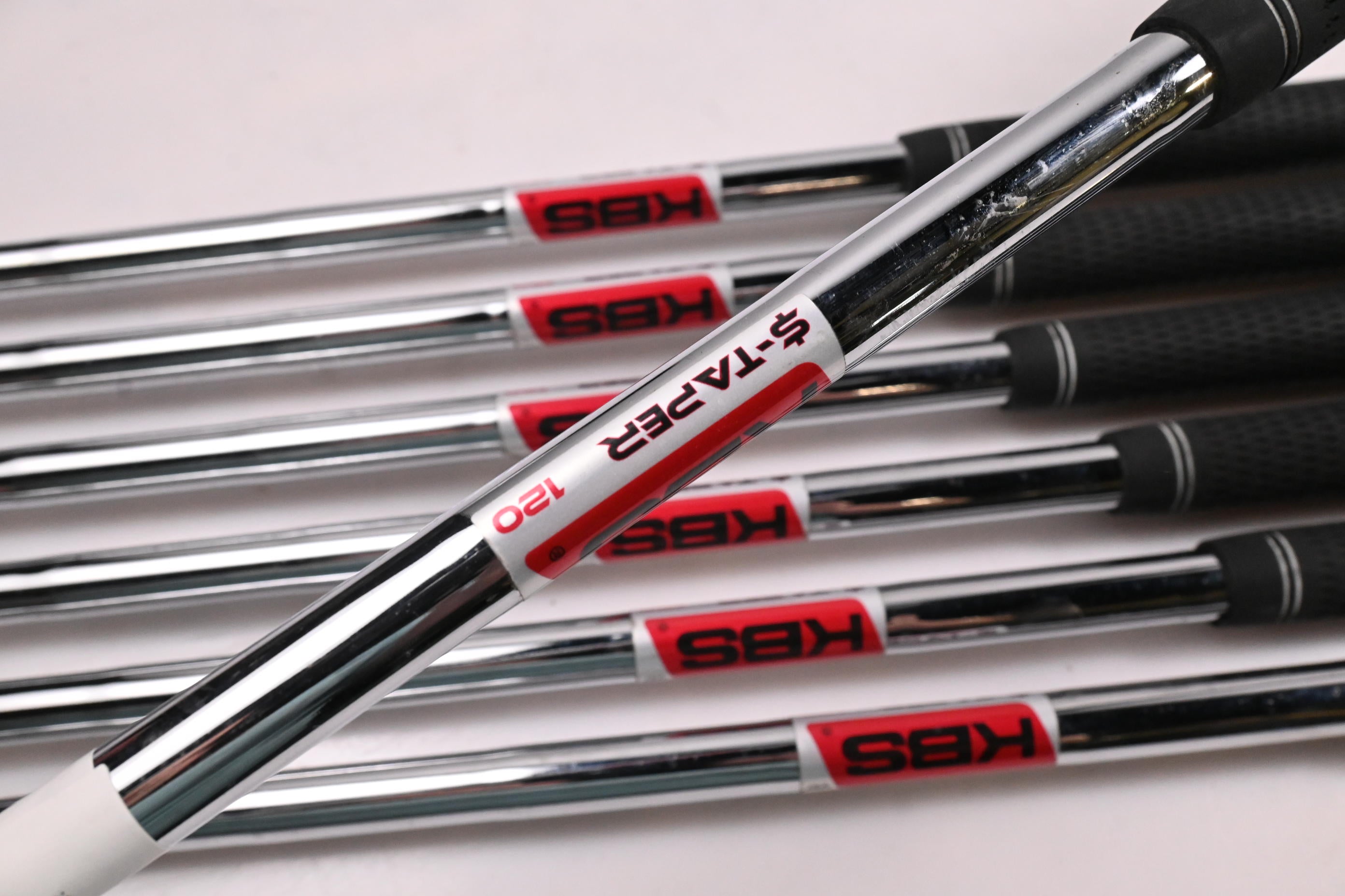 Cobra Darkspeed Irons / 5-PW+GW / Stiff Flex KBS $-Taper 120 Shafts