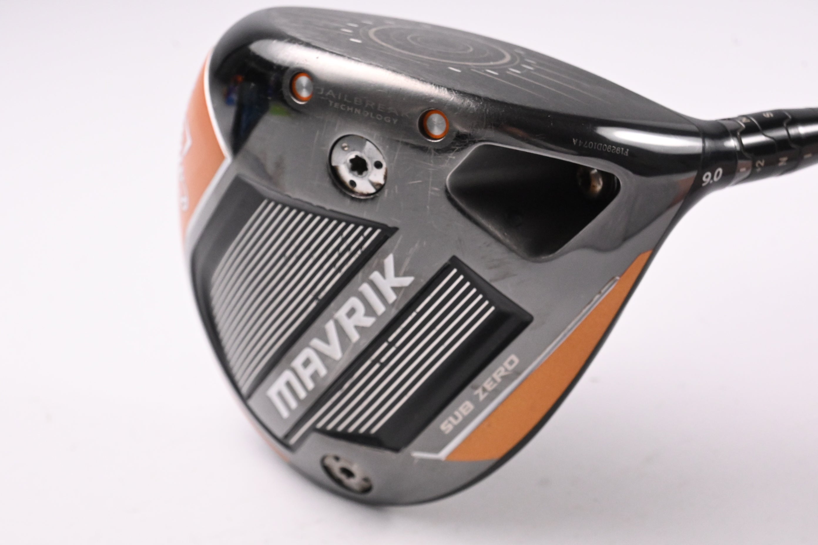 Callaway Mavrik Sub Zero Driver / 9 Degree / Stiff Flex HZRDUS Yellow 76 Shaft