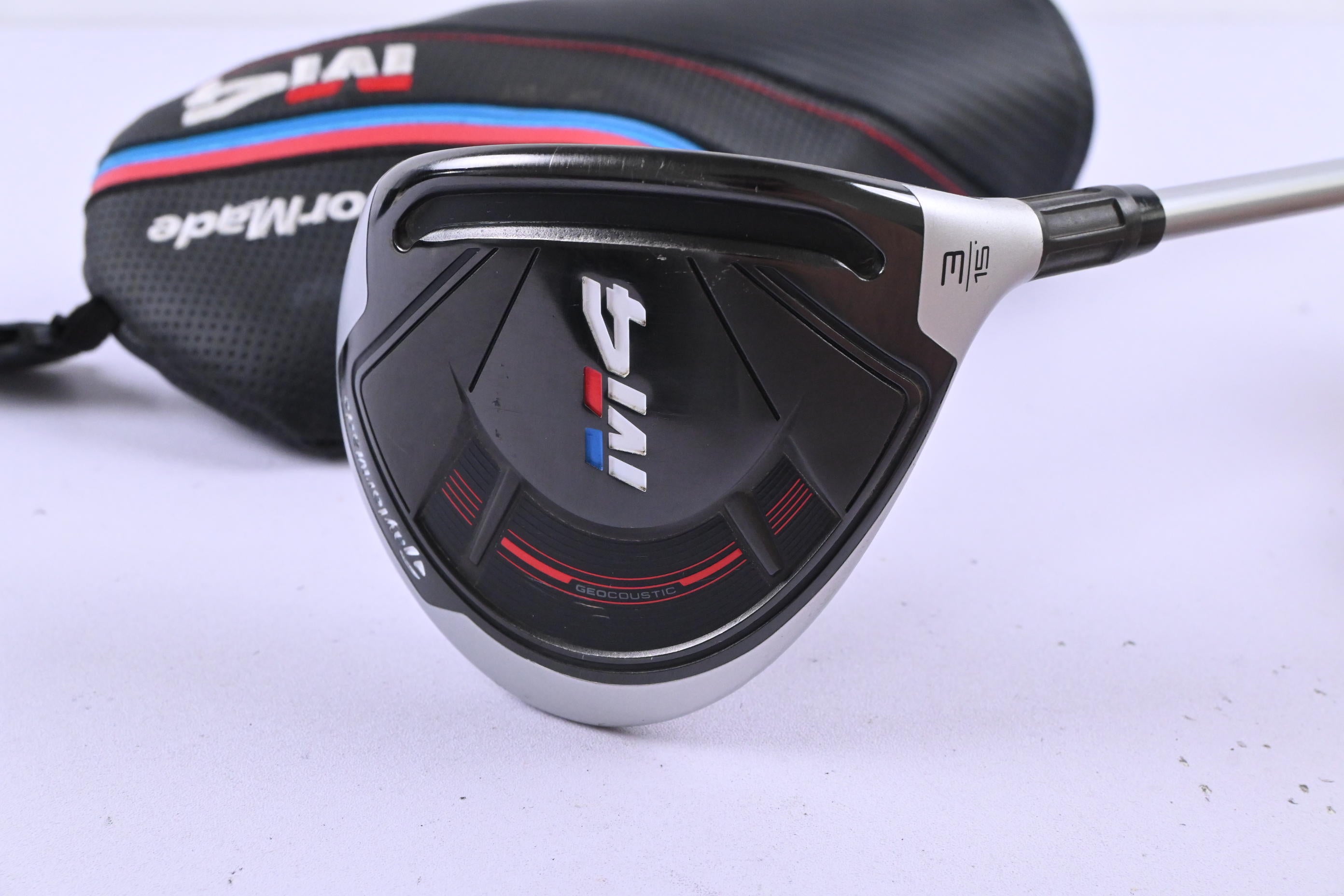 Taylormade M4 #3 Wood / 15 Degree / Stiff Flex Tensei CK Blue 65 Shaft