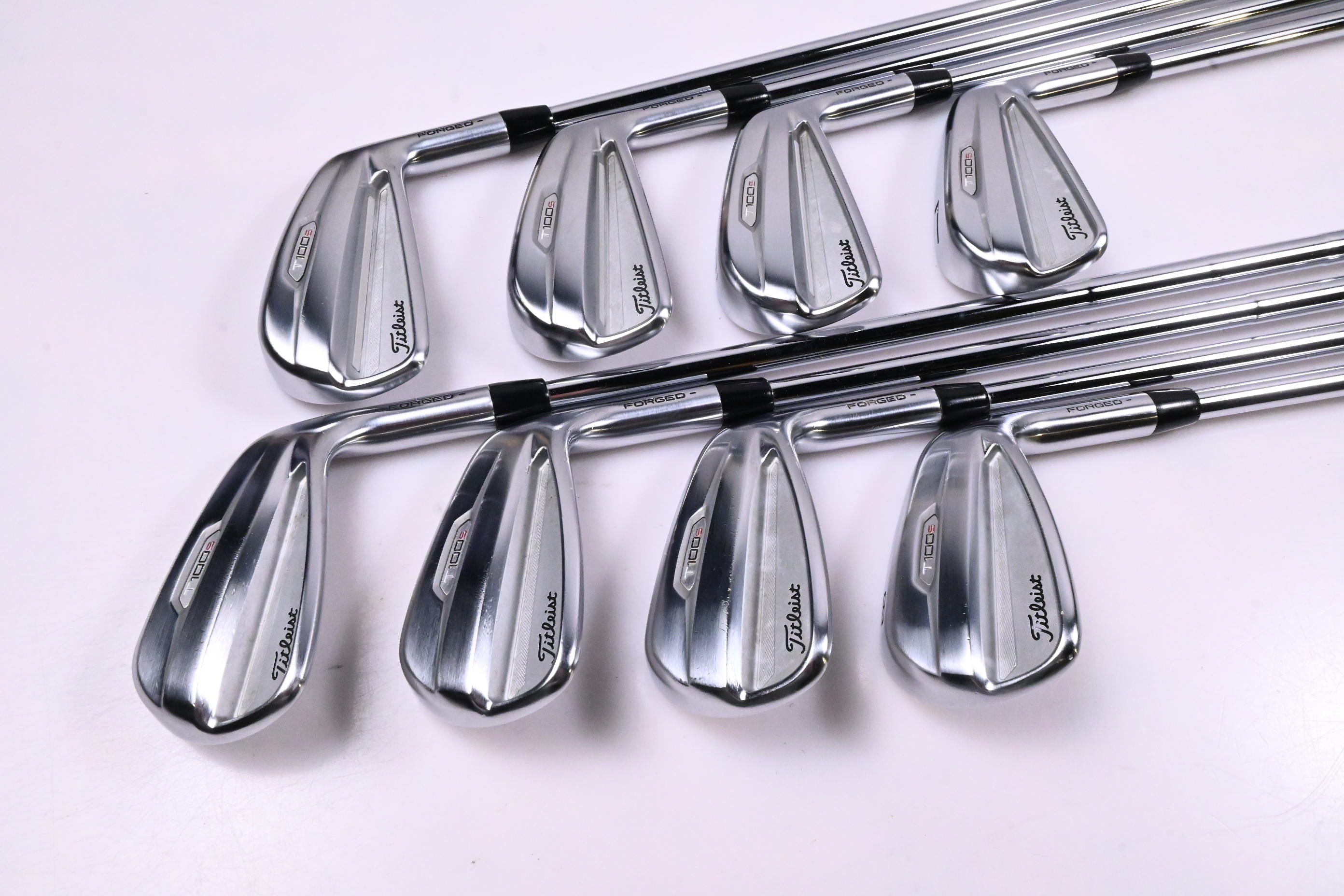 Titleist T100.S 2021 Irons / 4-PW+48° / Stiff Flex AMT Tour White S300 Shafts