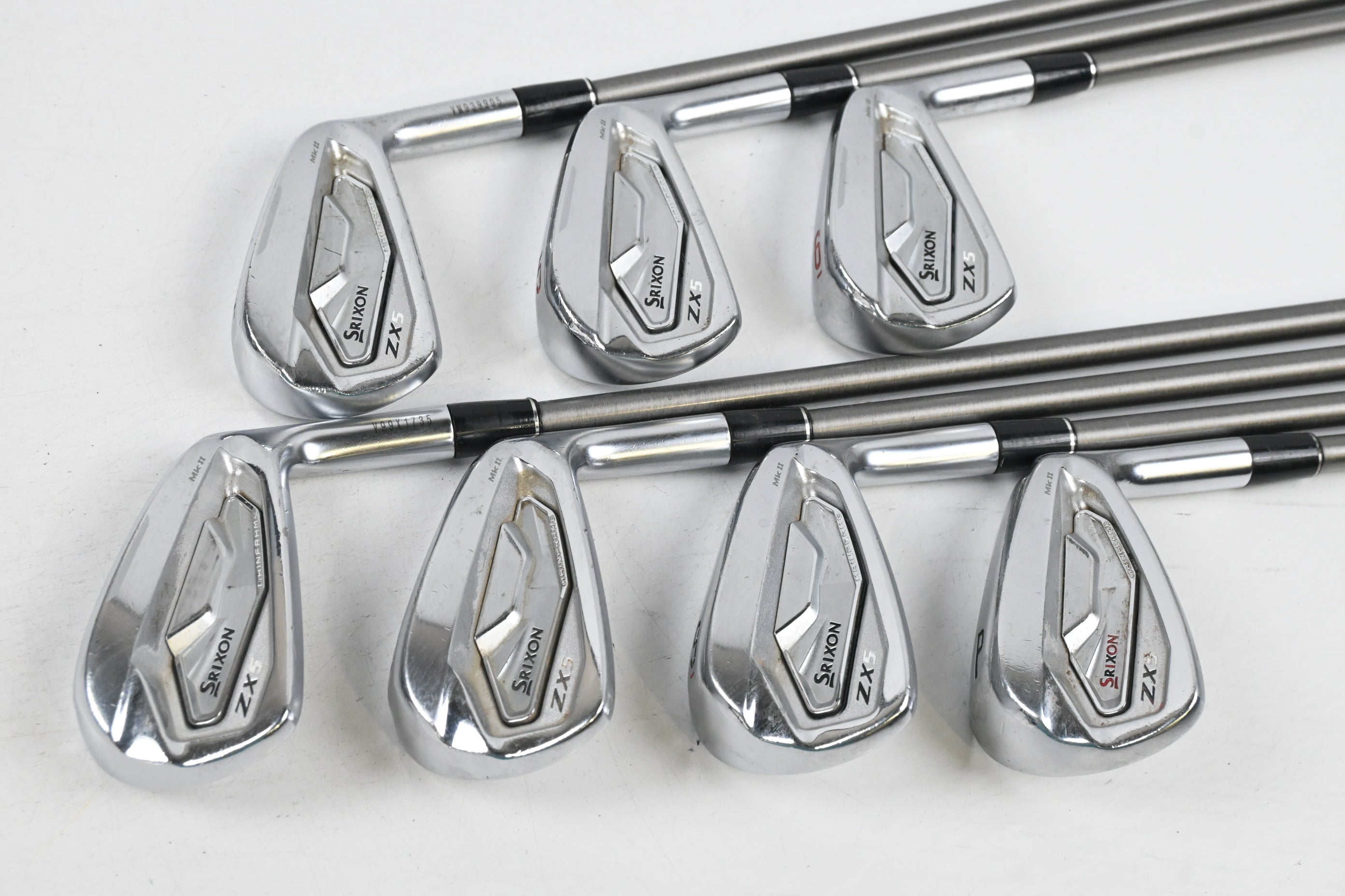 Srixon ZX5 MK II 2023 Irons / 4-PW / Regular Flex Steel Fiber H Plus 55 Shafts