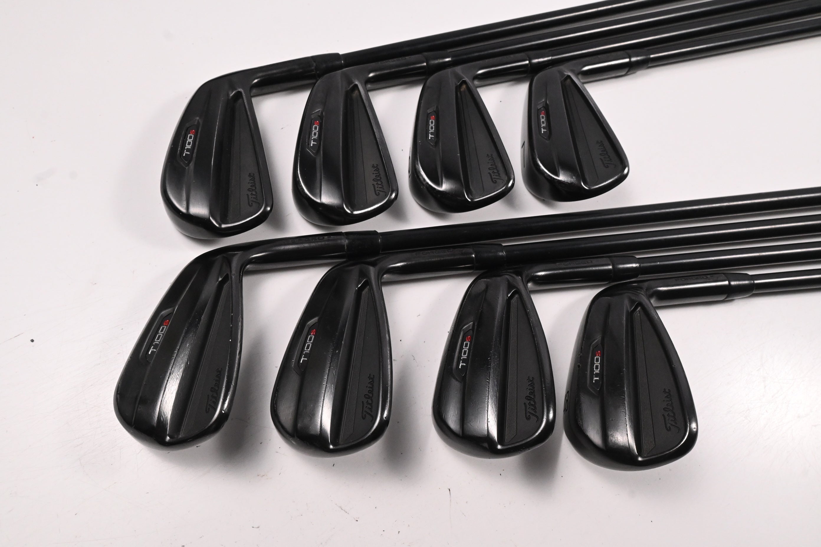 Titleist T100.S Ltd Edition Black Irons / 4-PW+48° / Regular Flex Project X LZ