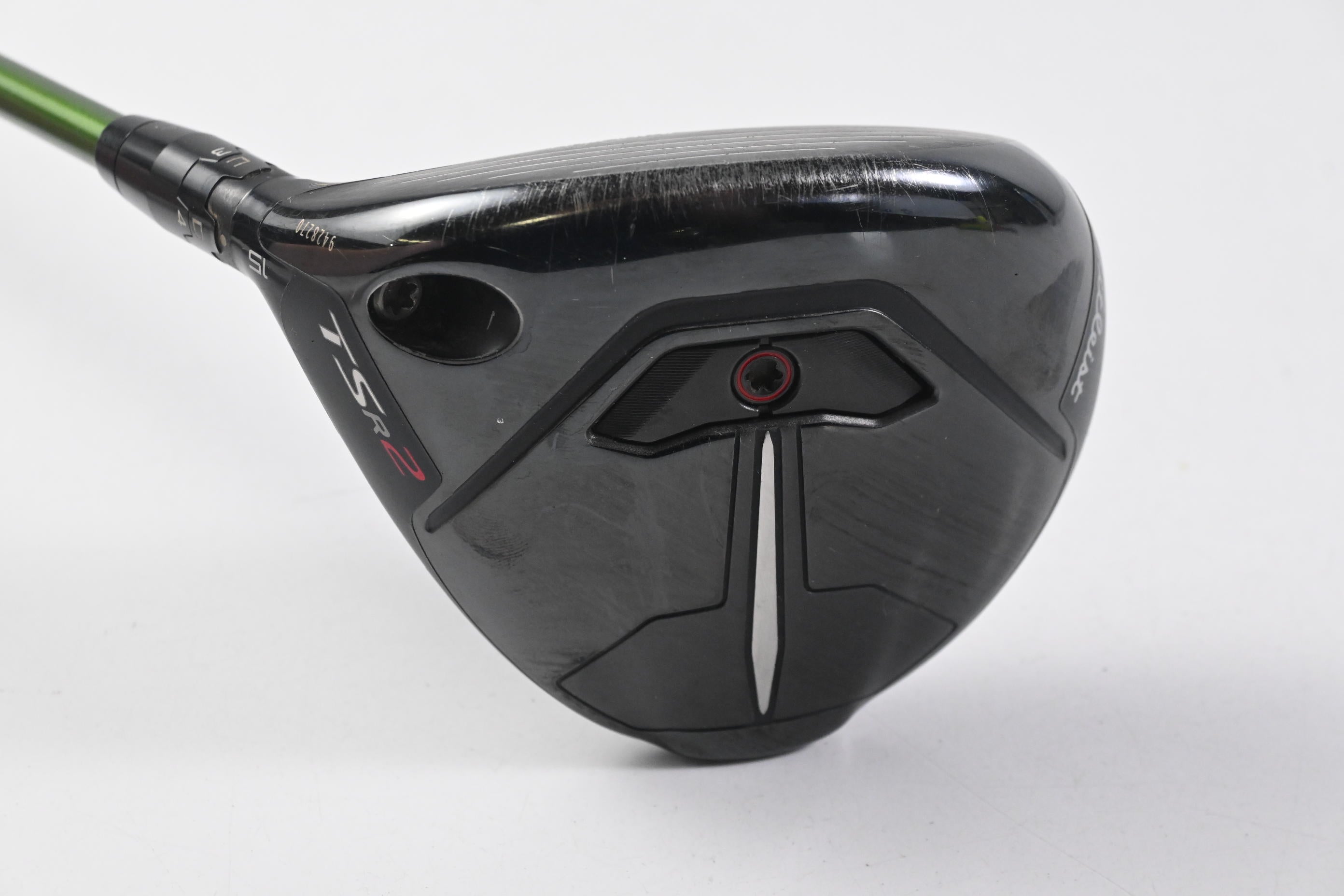 Left Hand Titleist TSR2 #3 Wood / 15 Degree / Stiff Flex Aldila NV Green 65