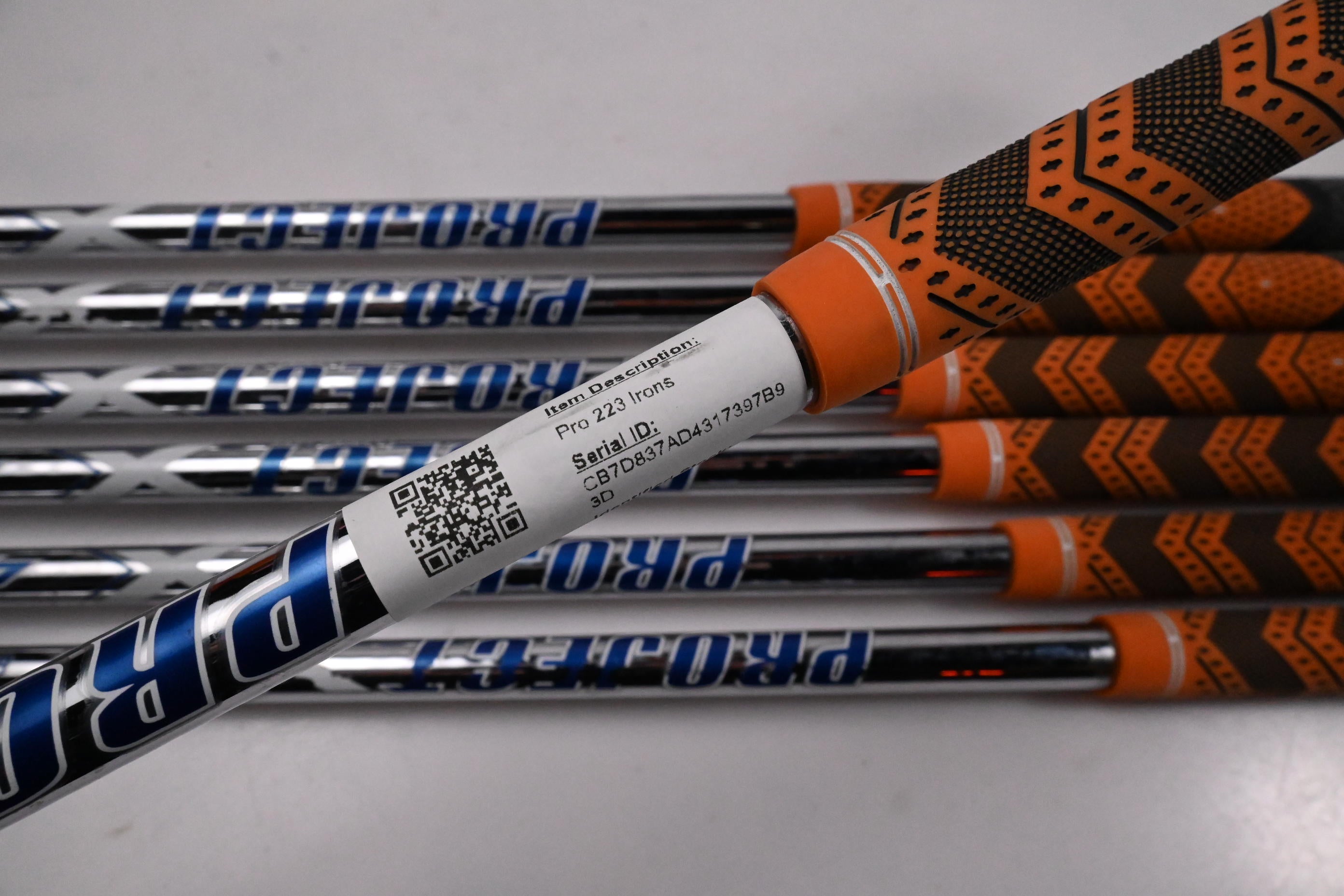 Mizuno Pro 223 Irons / 5-PW+GW / Stiff Flex Project X LZ 120 Shafts