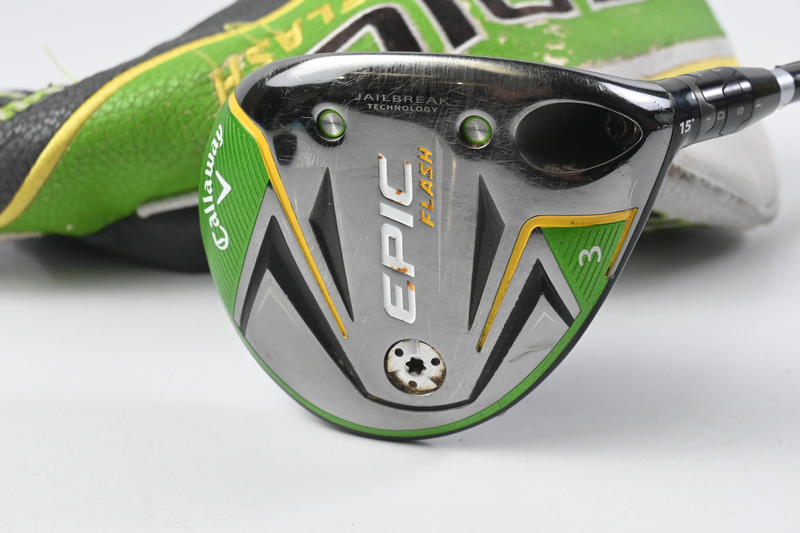 Callaway Epic Flash #3 Wood / 15 Degree / Stiff Flex Evenflow 65 Shaft