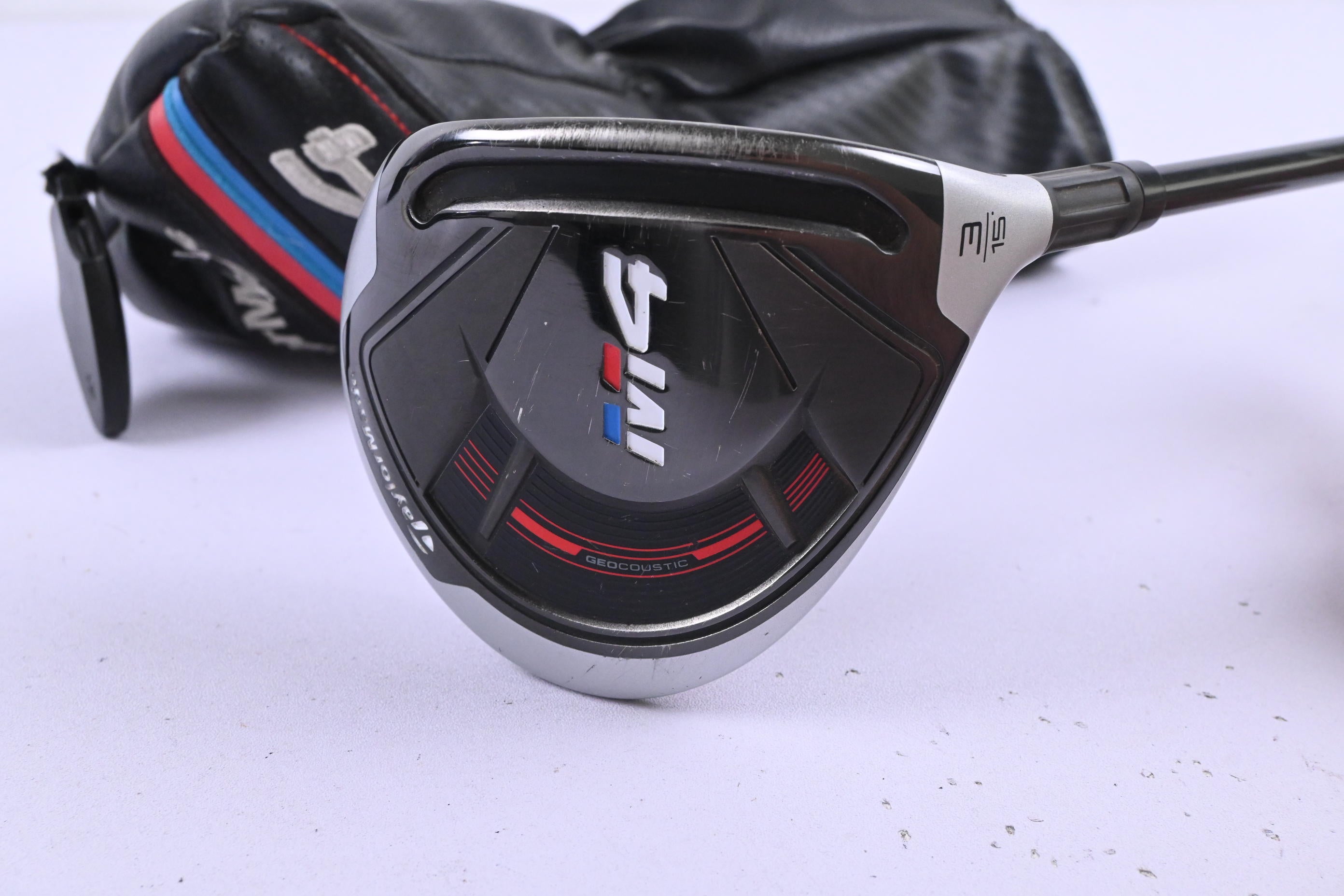 Taylormade M4 #3 Wood / 15 Degree / Stiff Flex Fujikura Atmos Red 6 Shaft