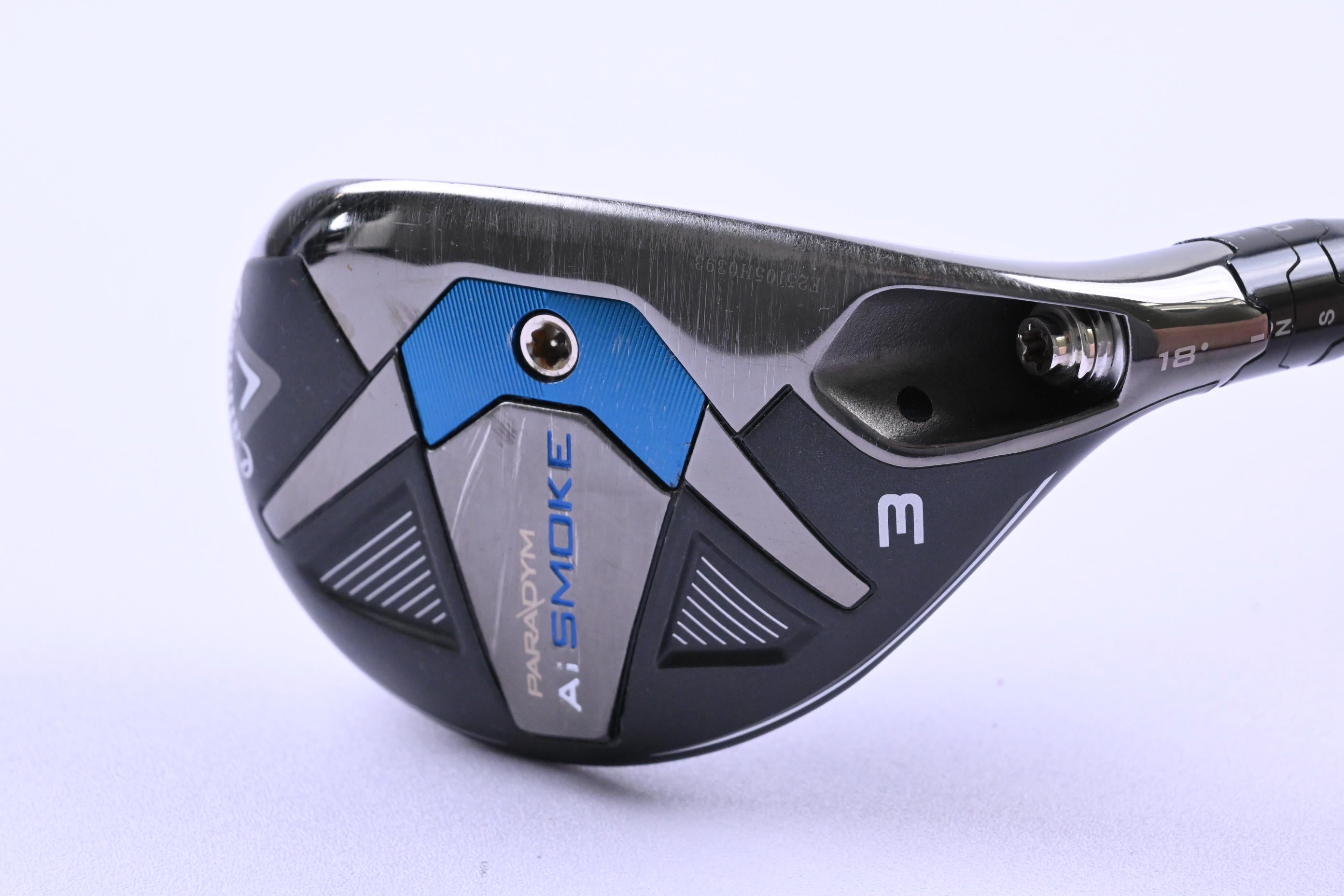 Callaway Paradym Ai Smoke #3 Hybrid / 18 Degree / Stiff Flex Cypher 2.0 70 Shaft