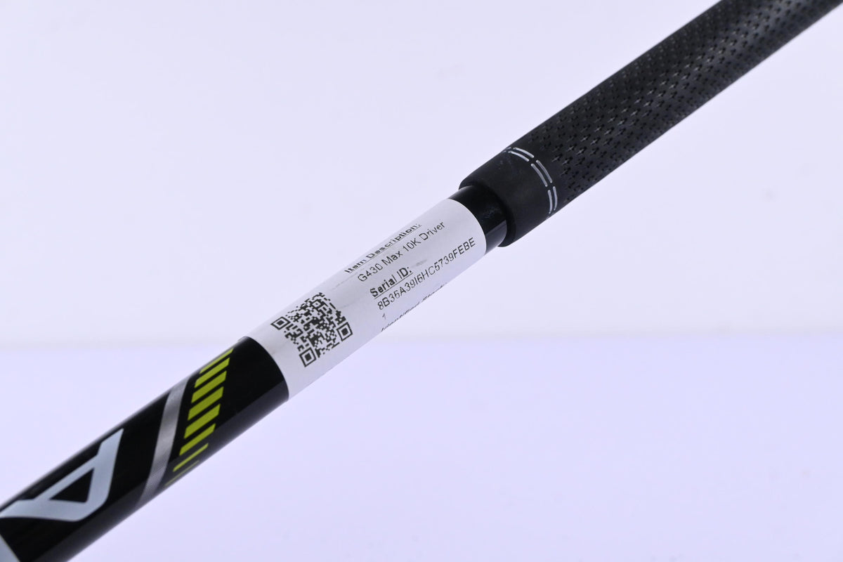 Ping G430 Max 10K Driver / 10.5 Degree / Regular Flex Ping Alta CB Black 55