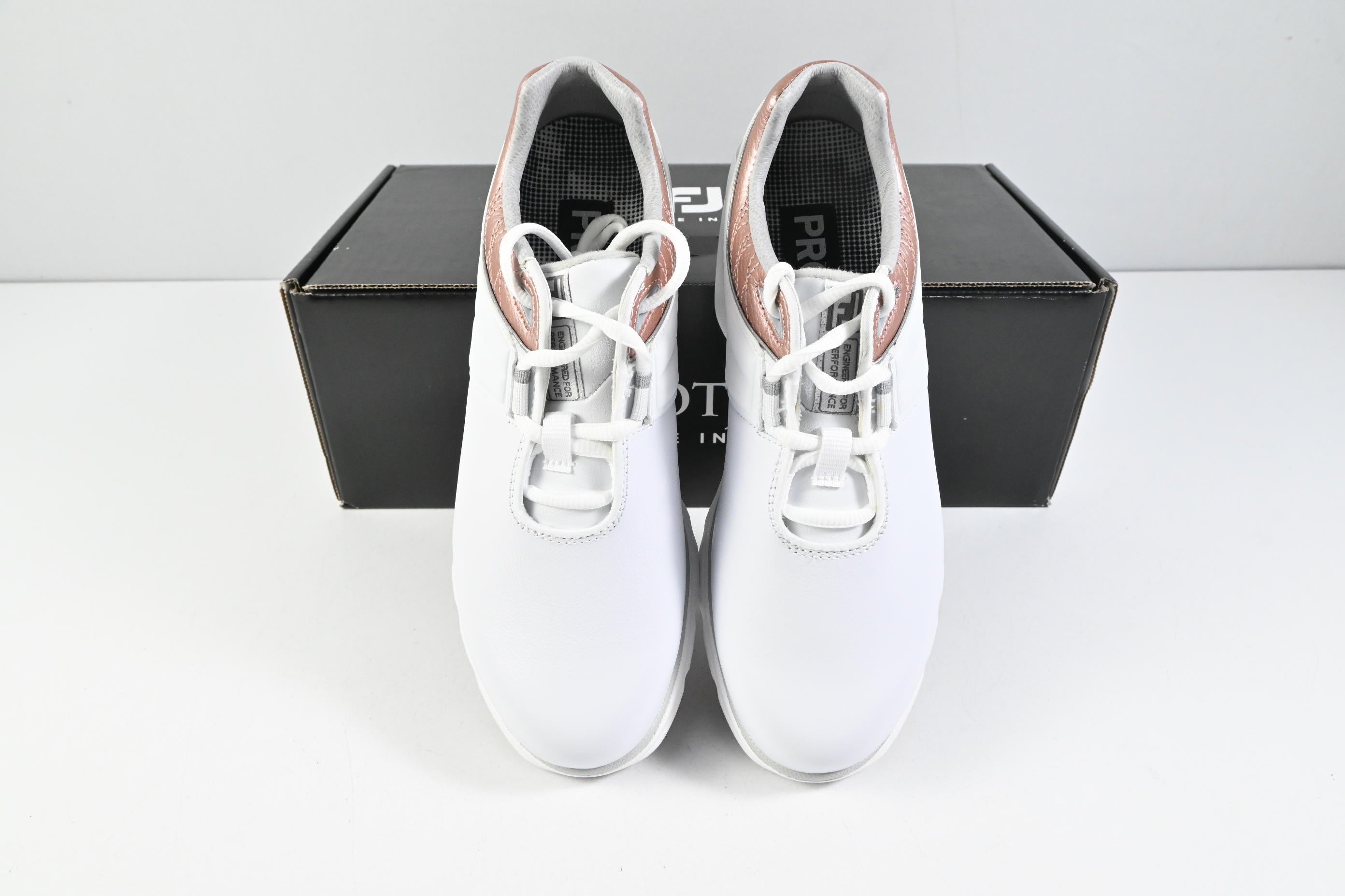 Ladies FootJoy Pro SL Golf Shoes / Size UK 8 / White, Pink