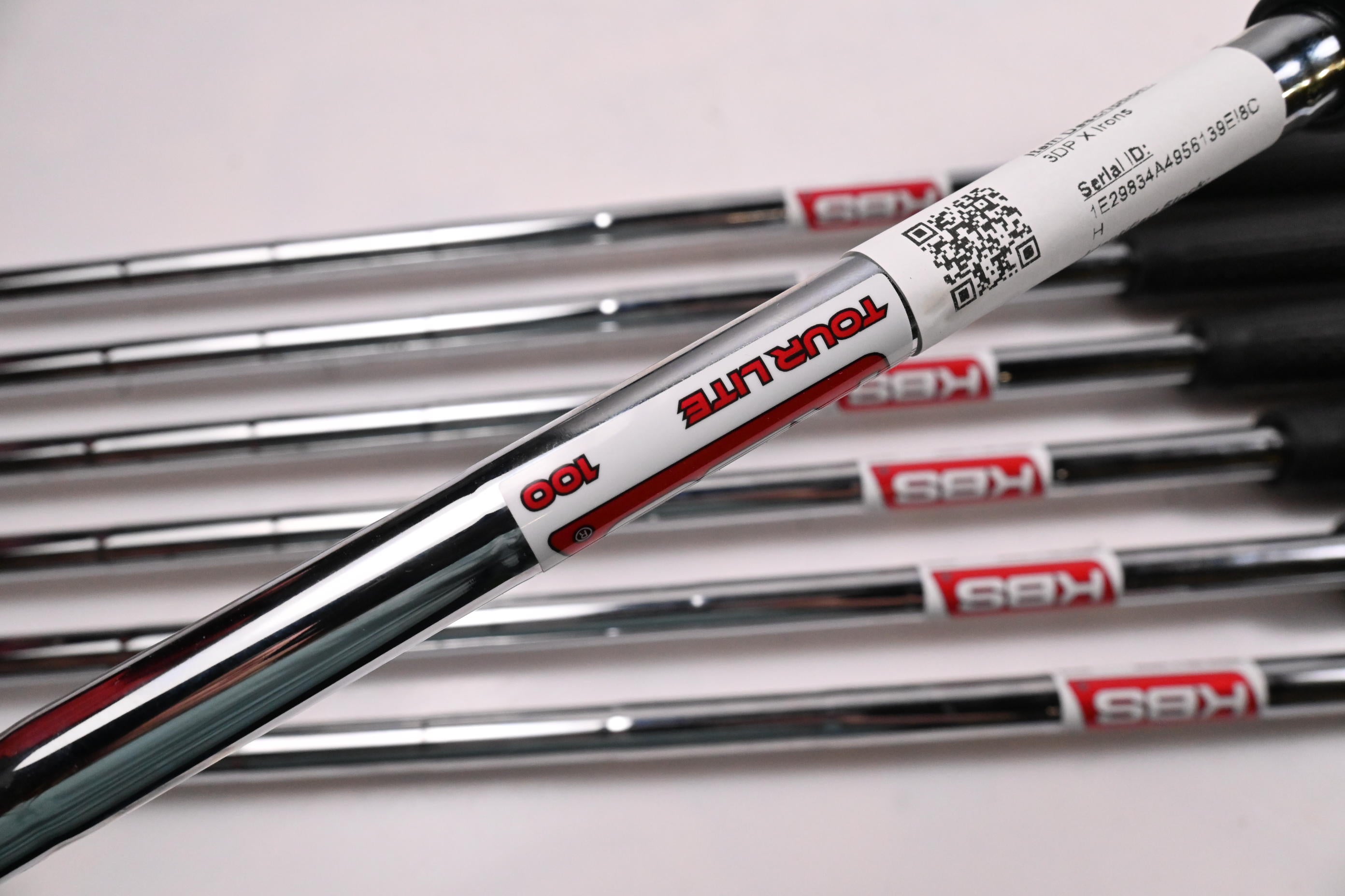 Cobra 3DP X Irons / 5-PW+GW / Stiff Flex KBS Tour Lite 100 Shafts