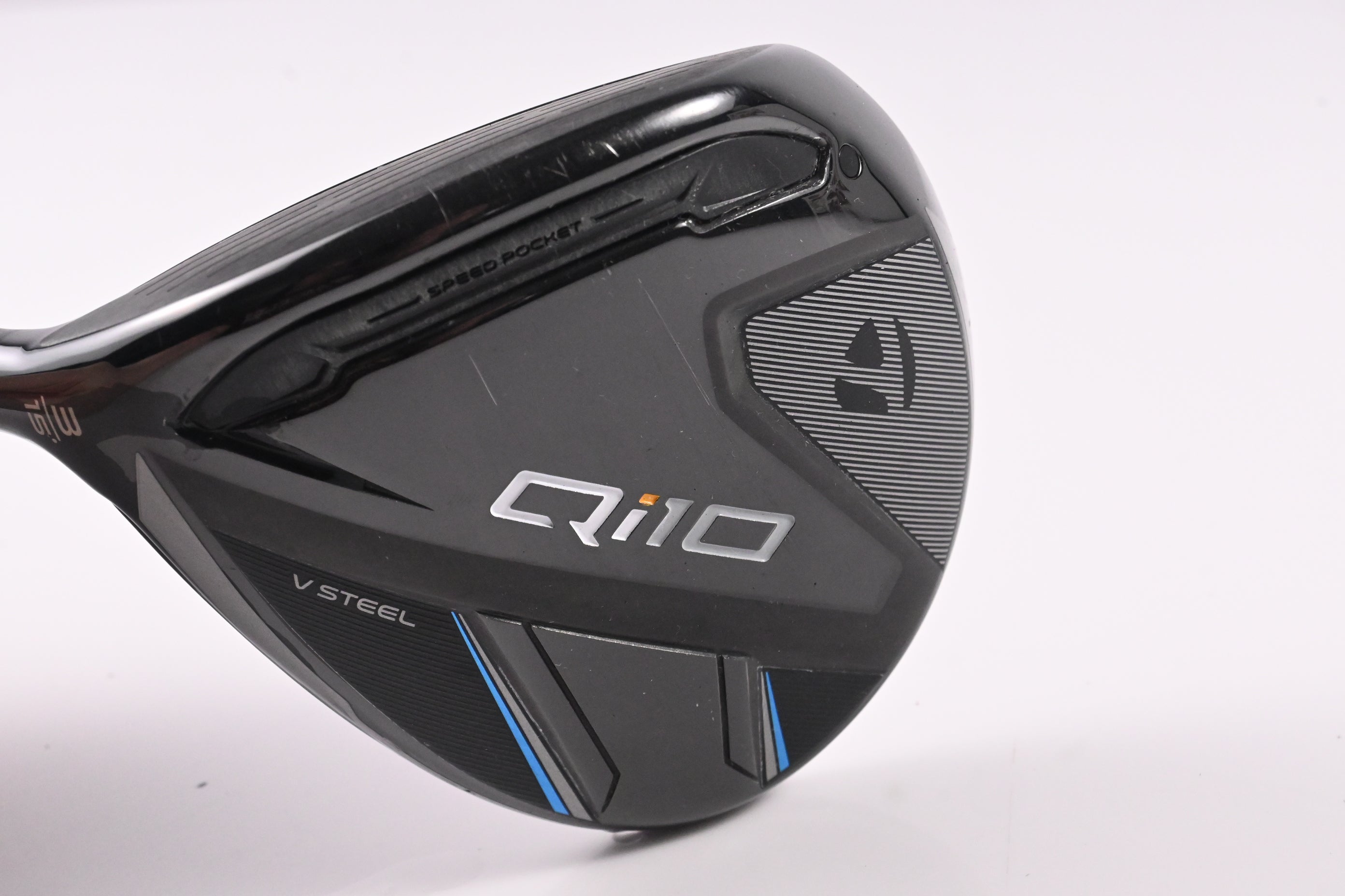Left Hand Taylormade Qi10 #3 Wood / 15 Degree / Regular Flex Ventus TR Blue 6