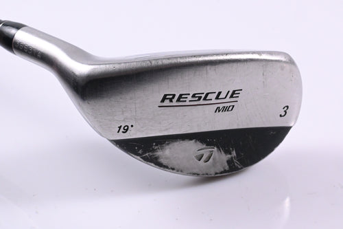 Left Hand Taylormade Rescue Mid #3 Hybrid / 19 Degree / Stiff Flex Taylormade