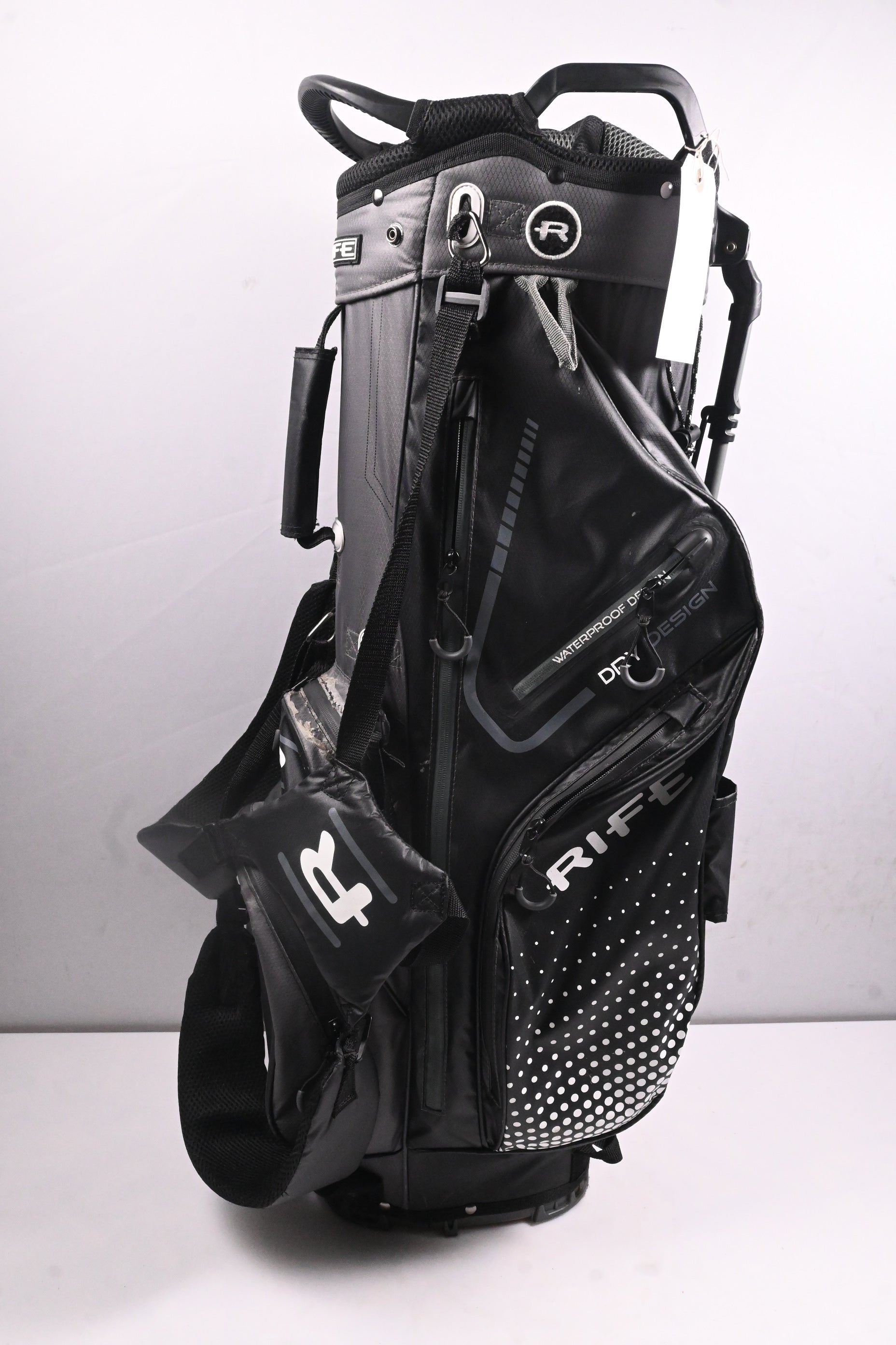 Rife Dry Design Stand Bag / 7-Way Divider / Black, Grey