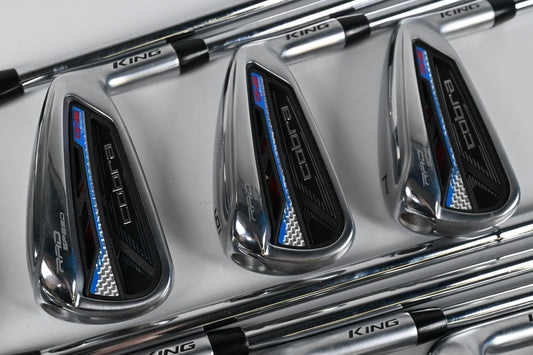 Cobra King Radspeed One Length Irons / 4-PW+GW+SW / Regular Flex KBS Tour Shafts