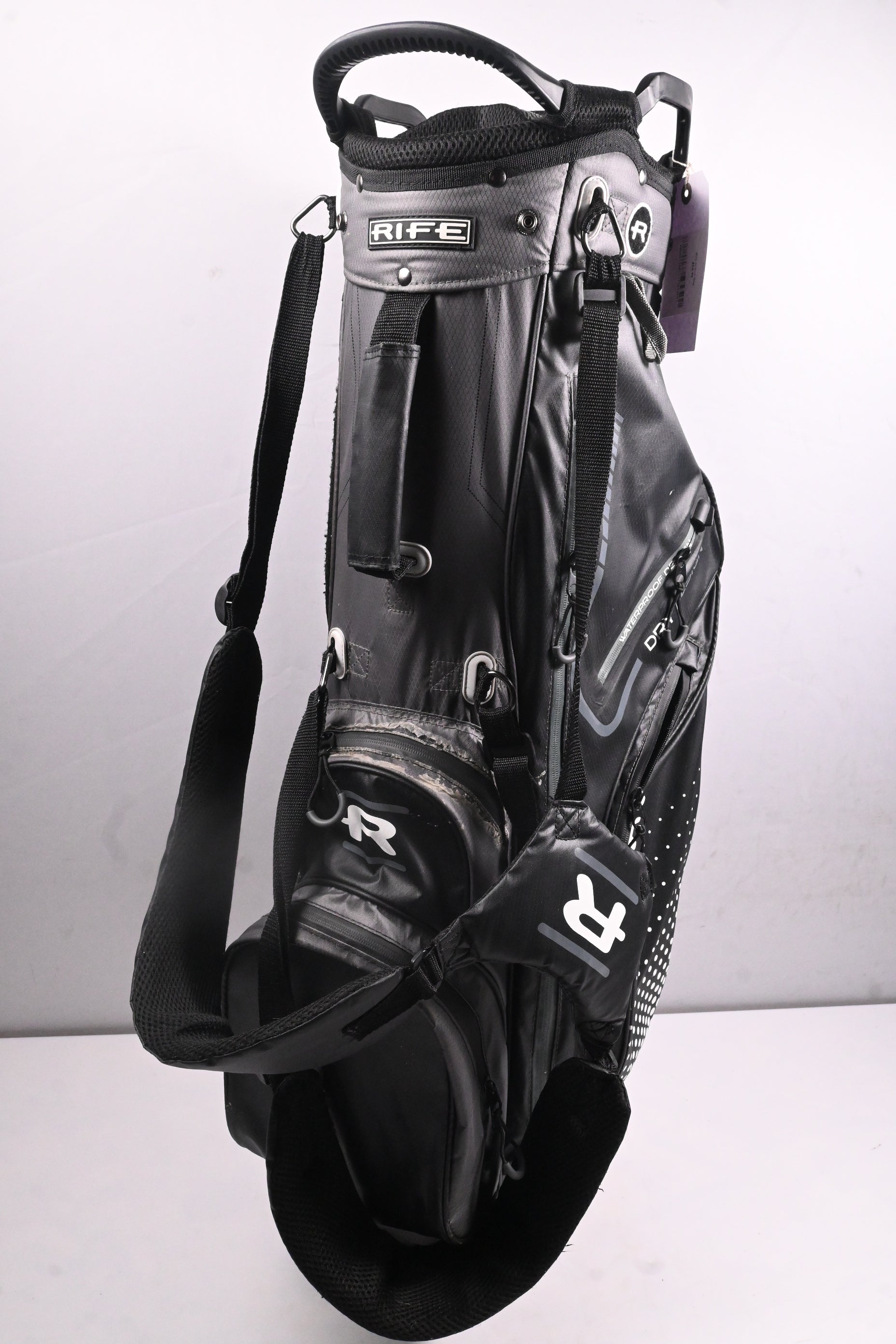 Rife Dry Design Stand Bag / 7-Way Divider / Black, Grey