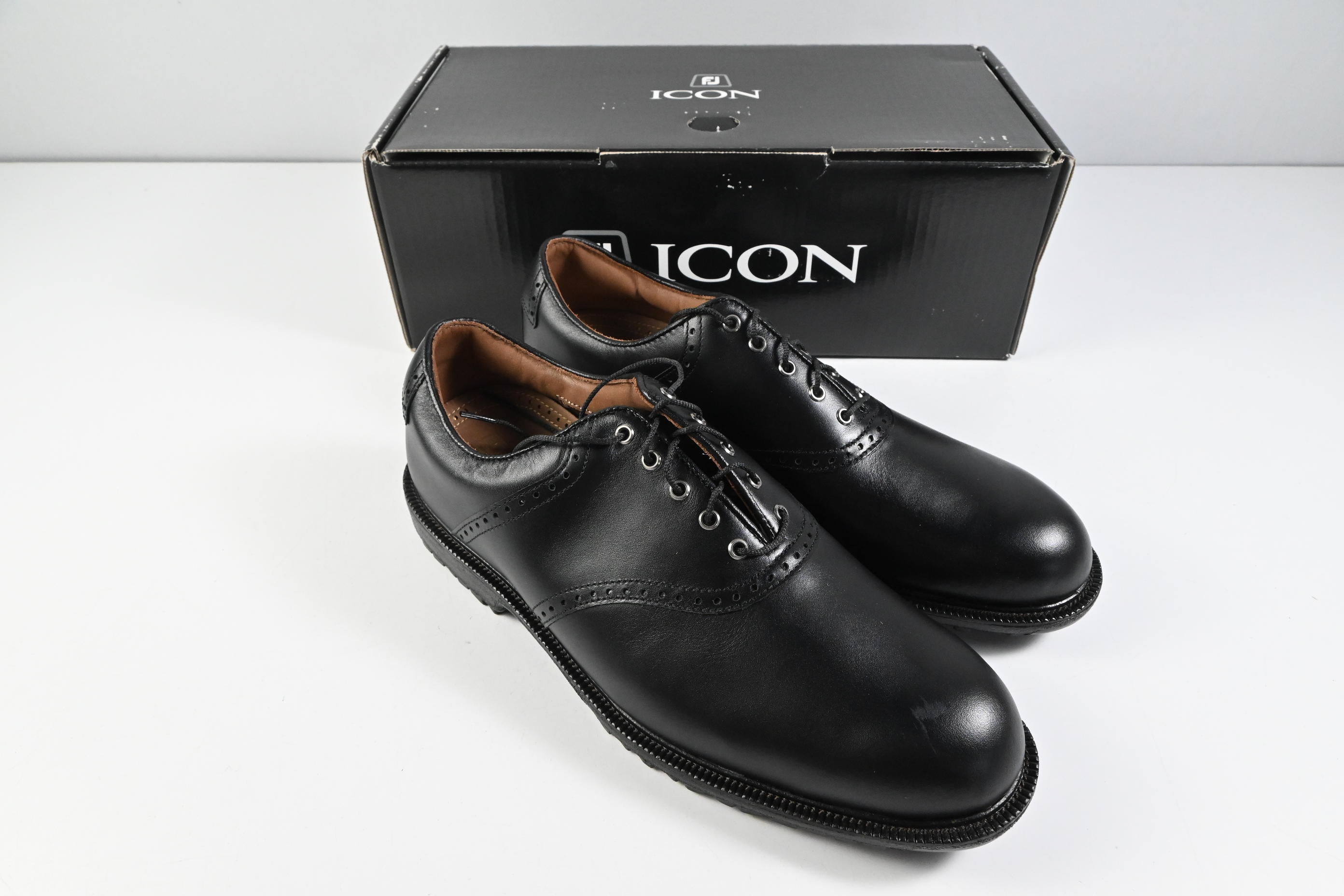 FootJoy Traditional Professional Golf Shoes / Size UK 10 / Black